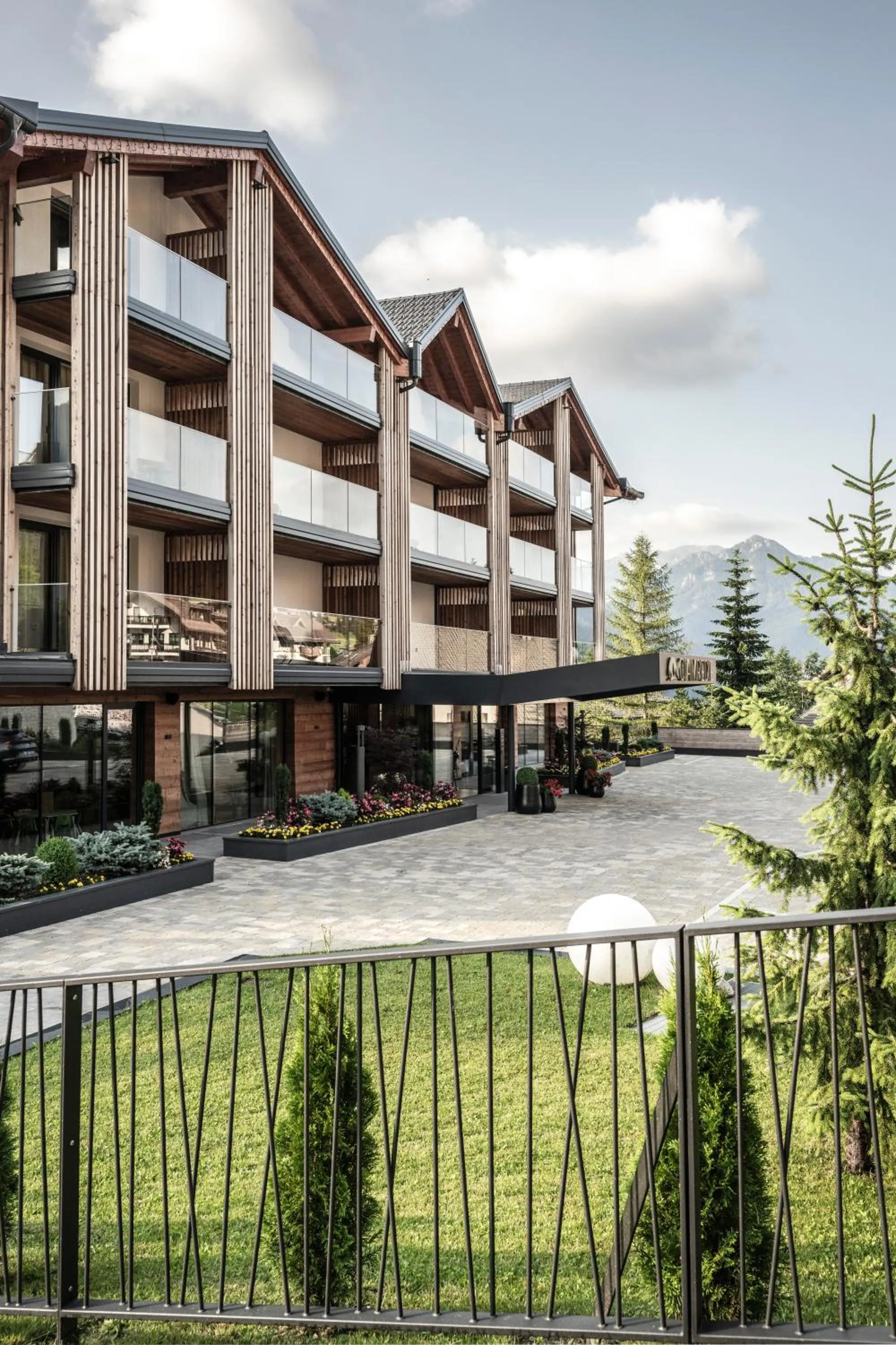 Property building in Ciampedie Luxury Alpine Spa Hotel