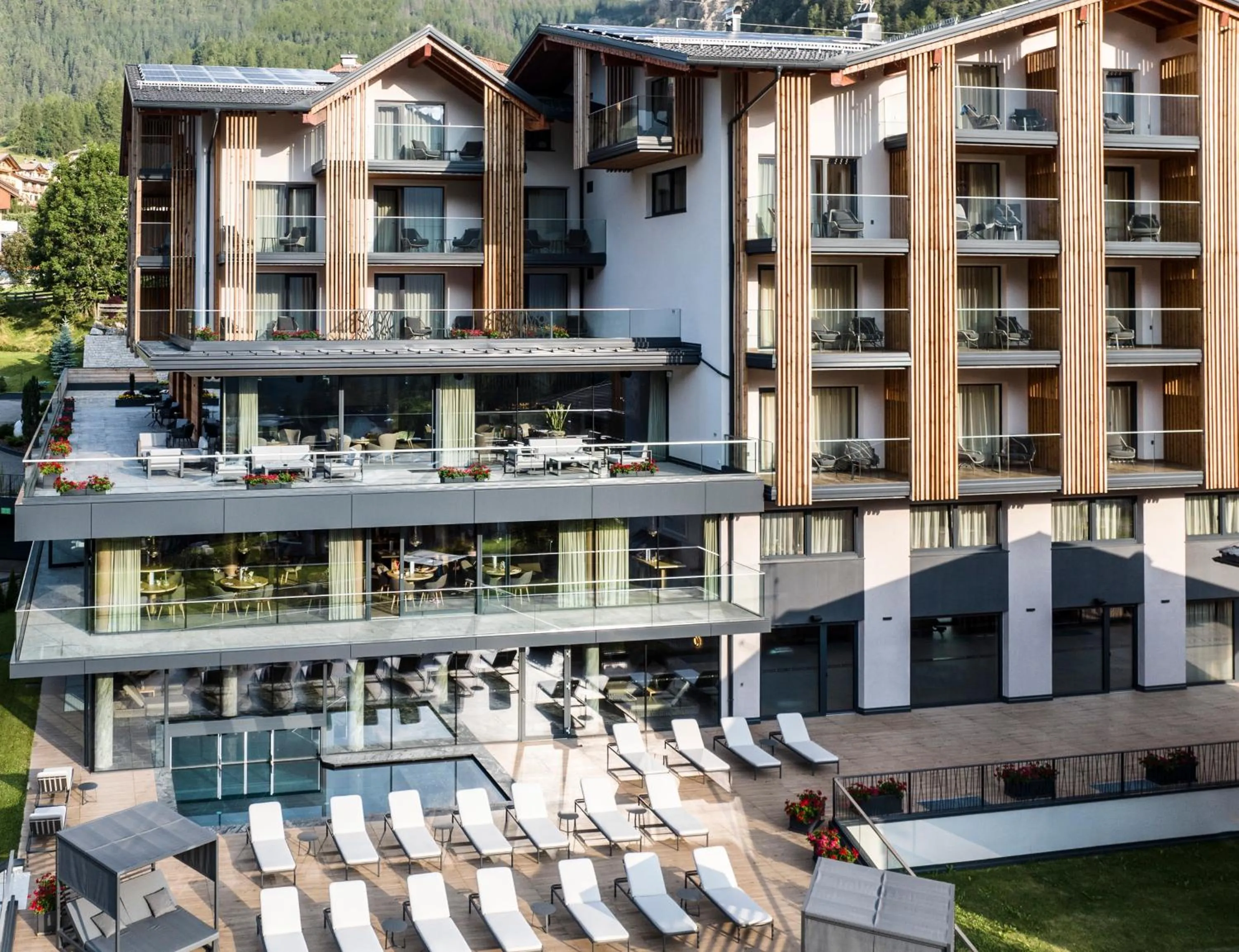 Property building in Ciampedie Luxury Alpine Spa Hotel