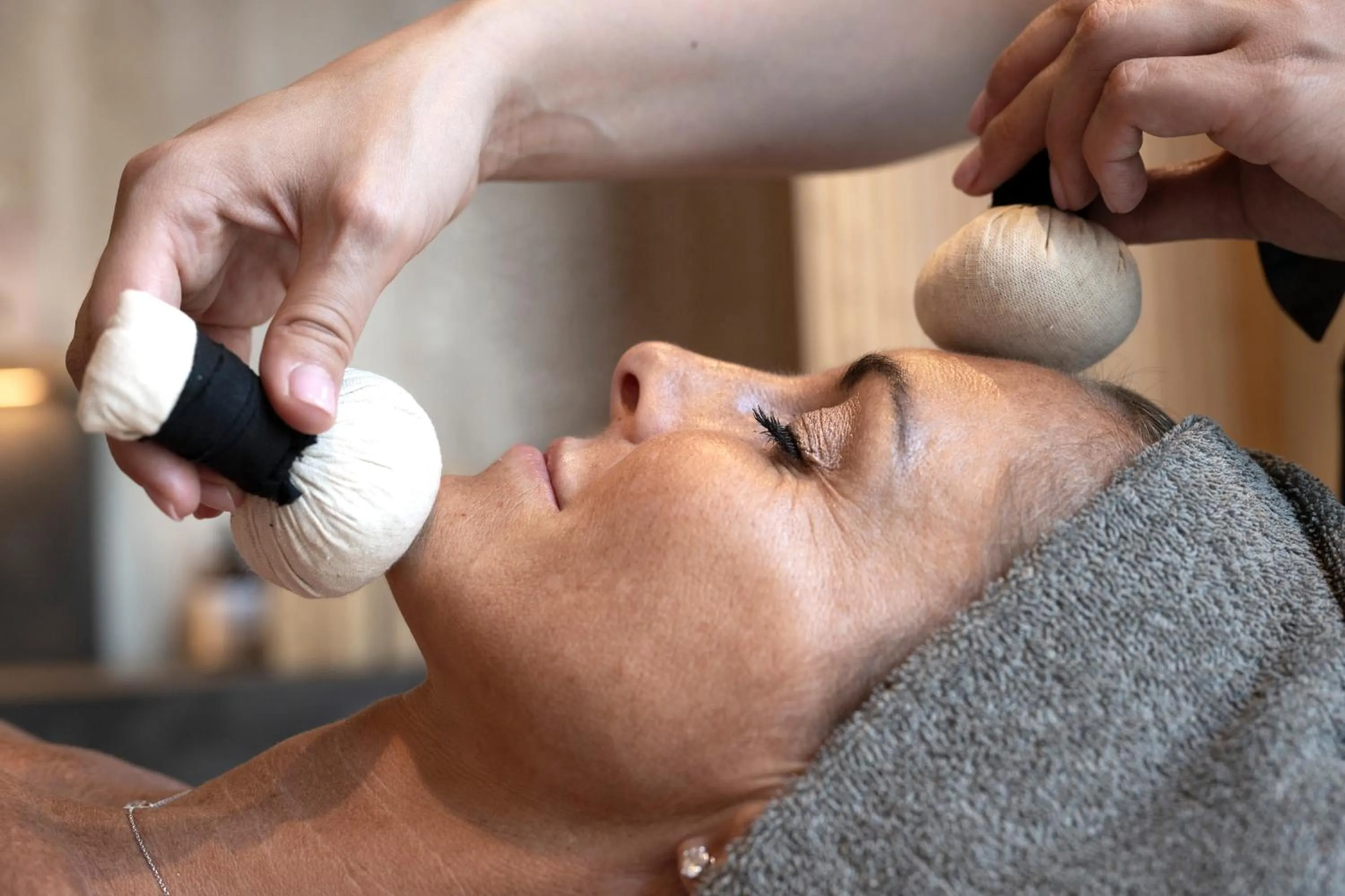 Massage in Ciampedie Luxury Alpine Spa Hotel