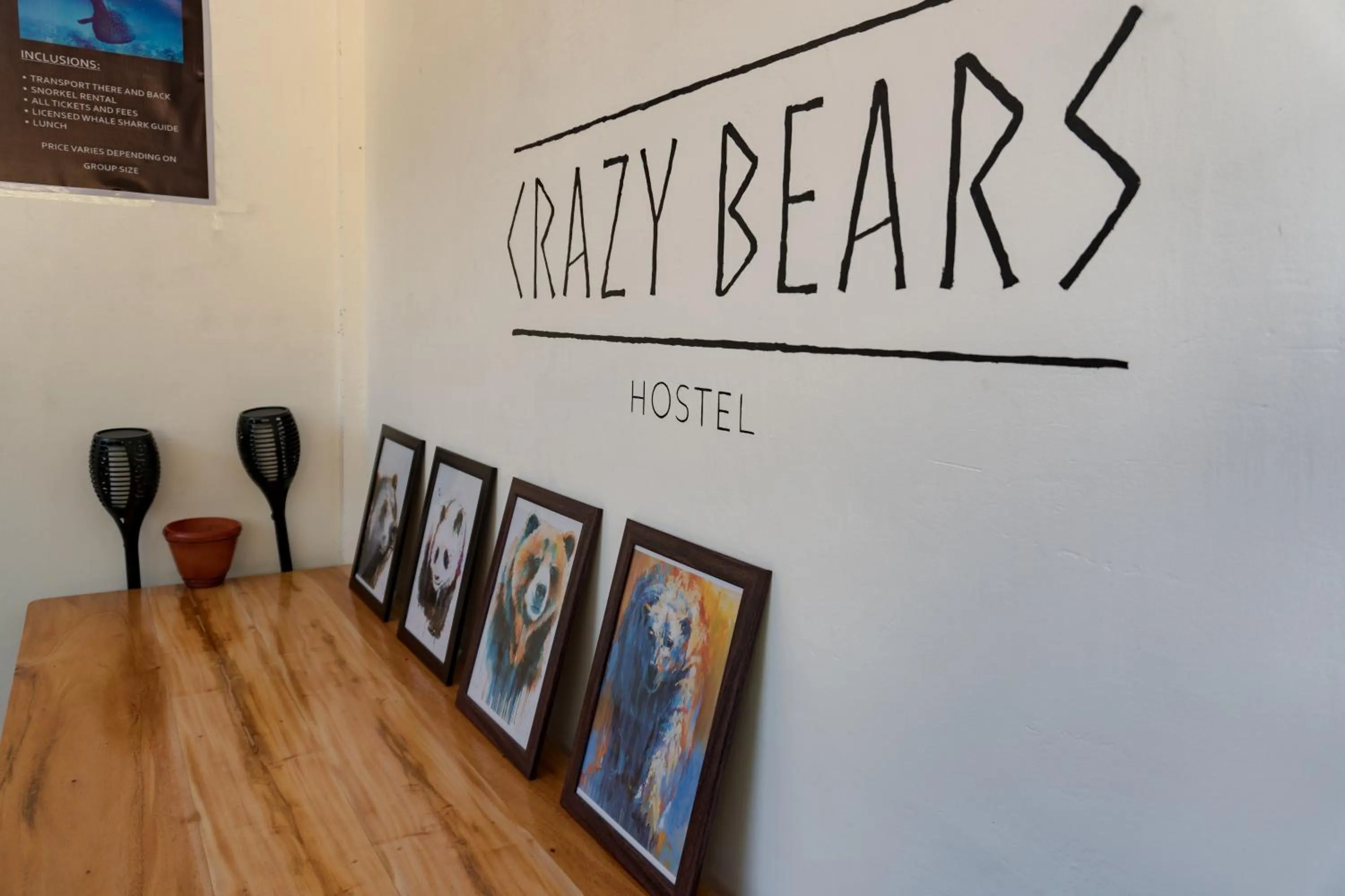 Lobby or reception in Crazy Bears Hostel