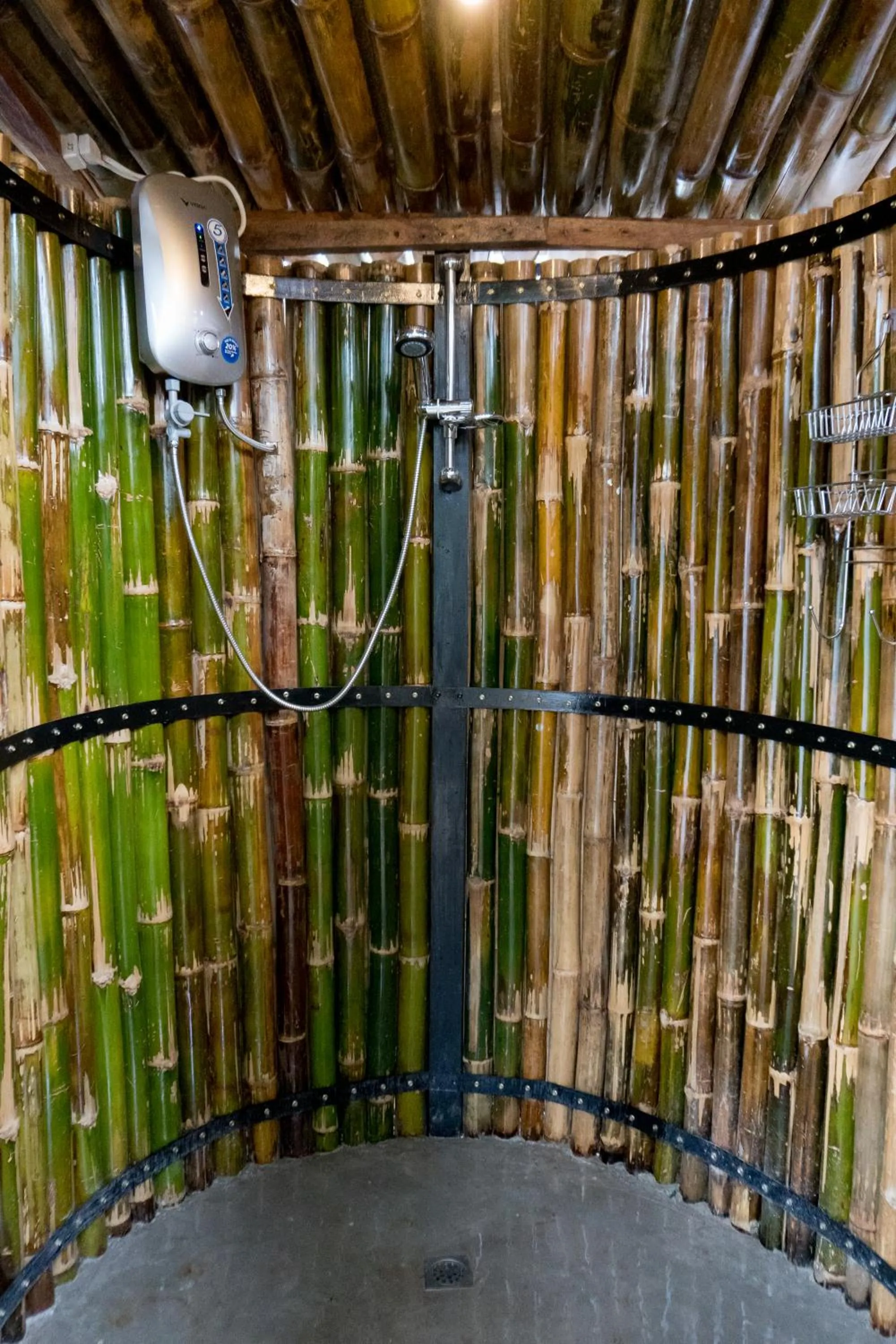 Shower in Crazy Bears Hostel