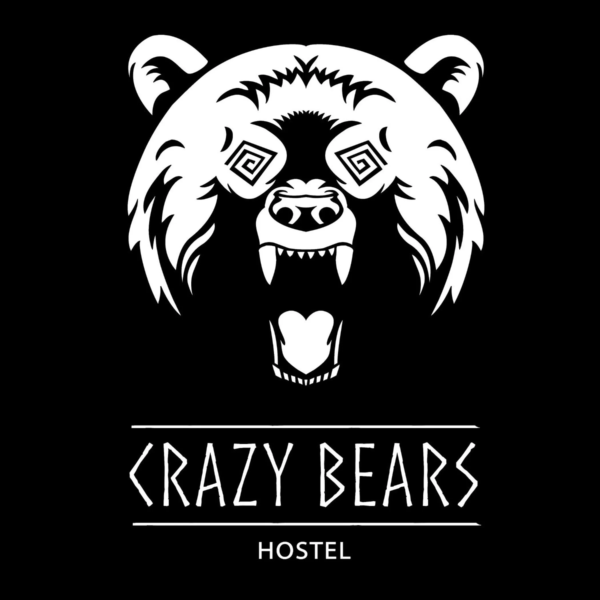 Property logo or sign in Crazy Bears Hostel