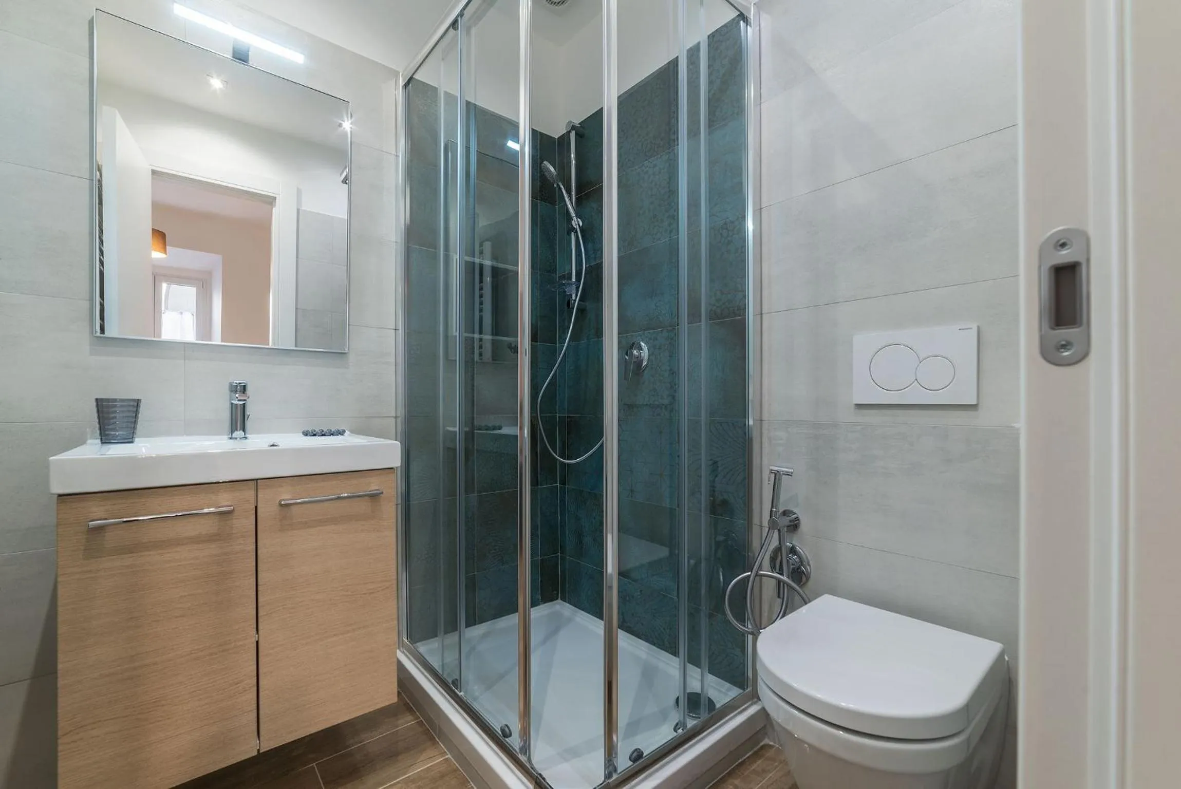 Shower in Roman Station House