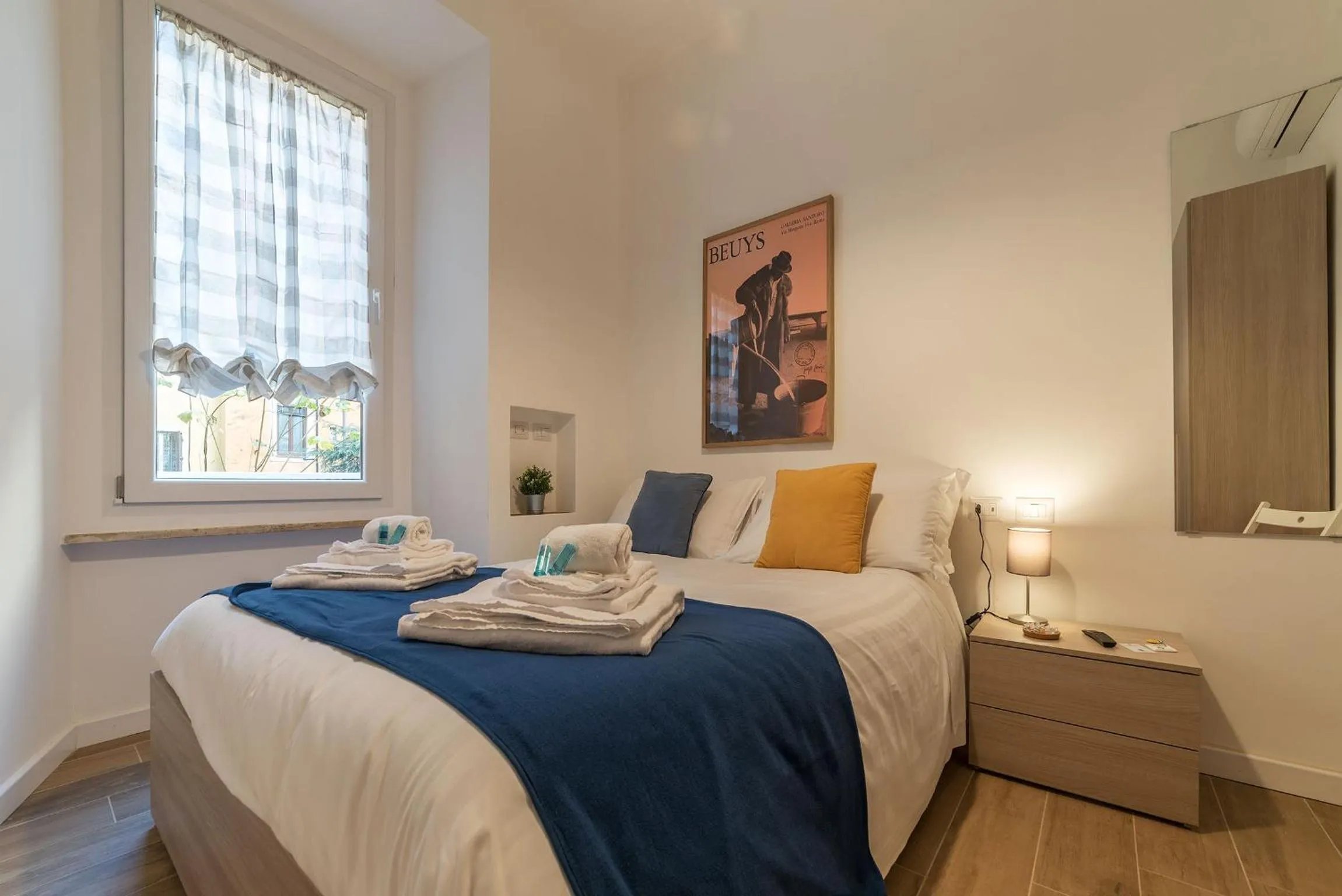 Bed in Roman Station House