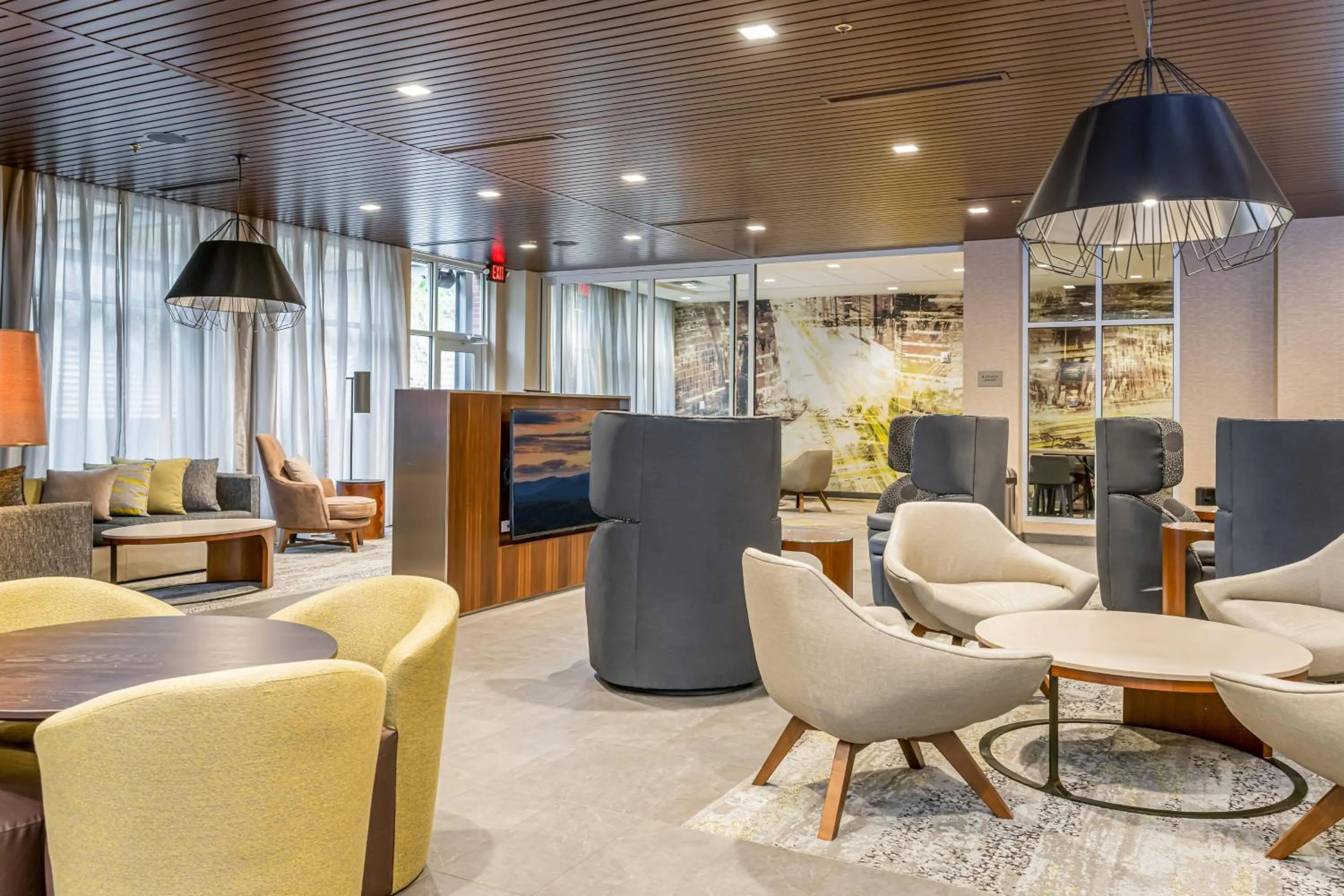 Lobby or reception in Courtyard Asheville Biltmore Village