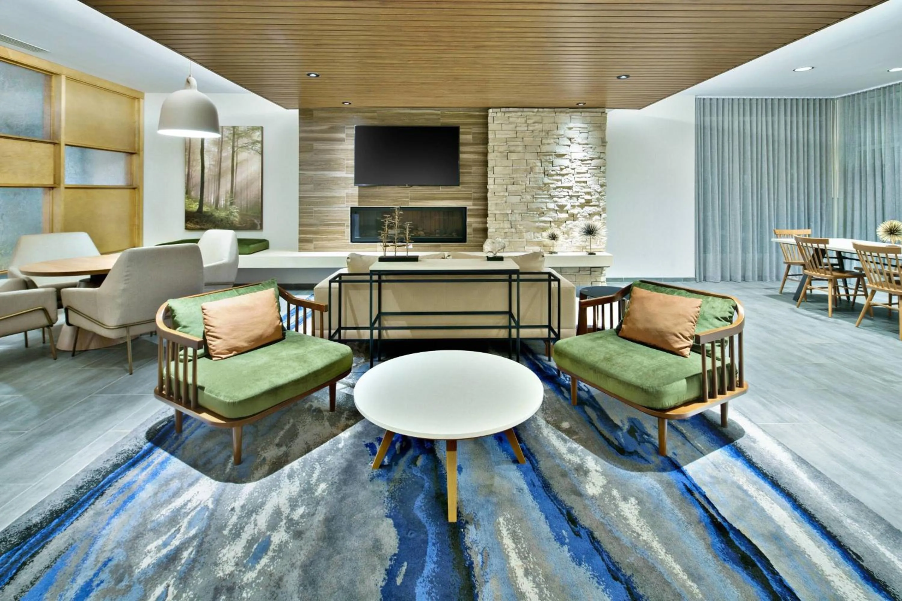 Lobby or reception in Fairfield Inn & Suites Columbus New Albany