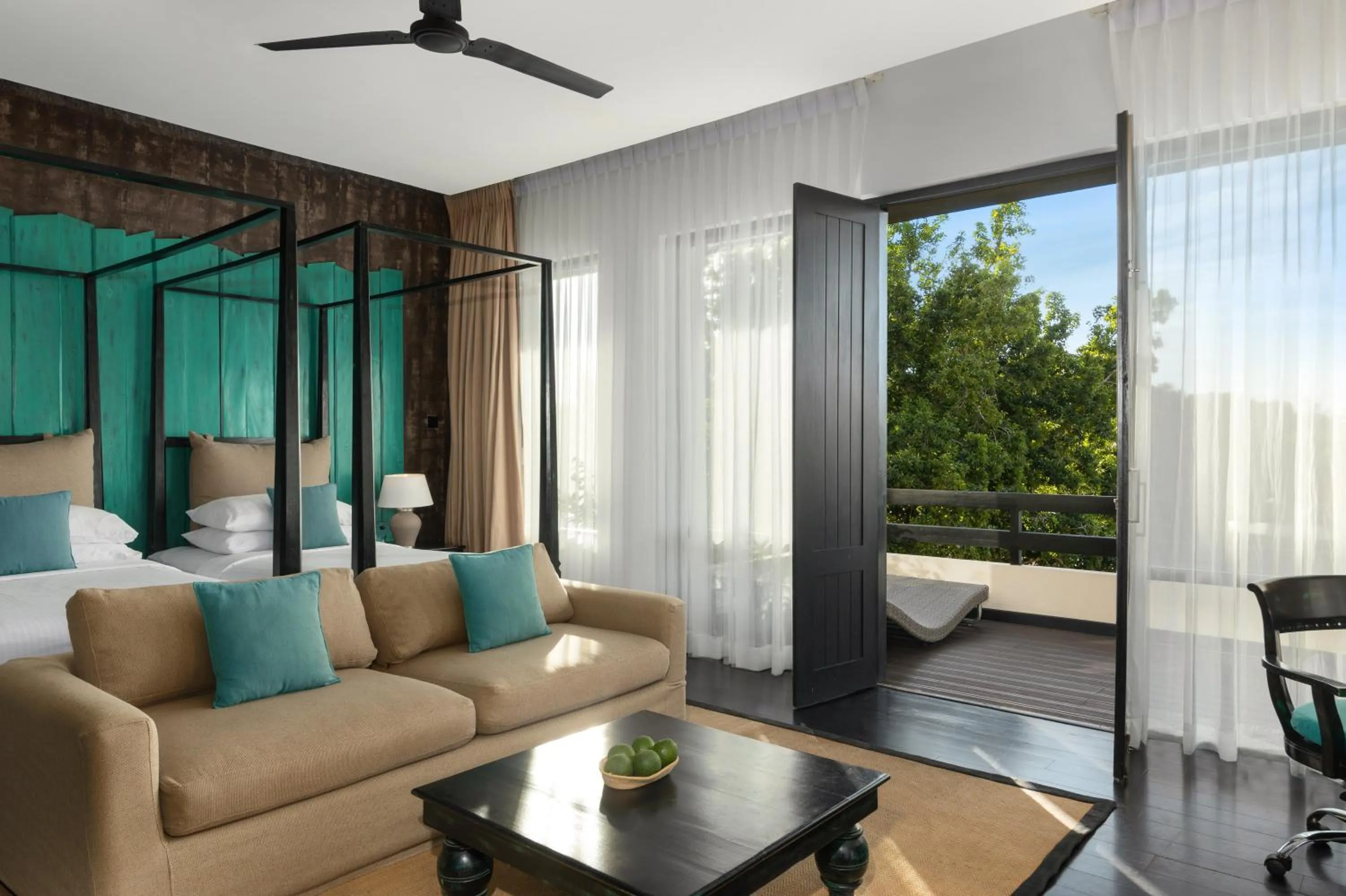 Bedroom in Jetwing Yala