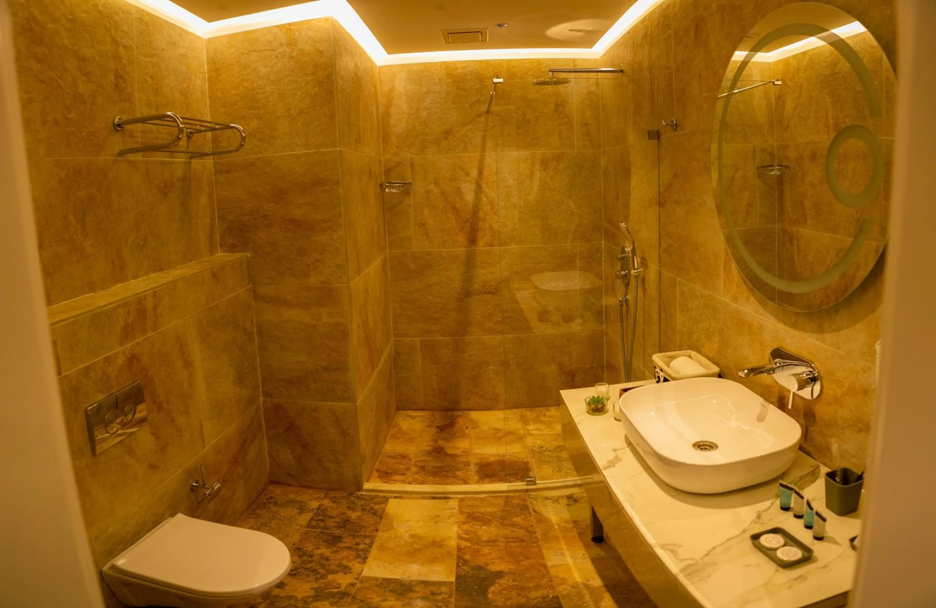 Shower in Parkway Inn Hotel & Spa