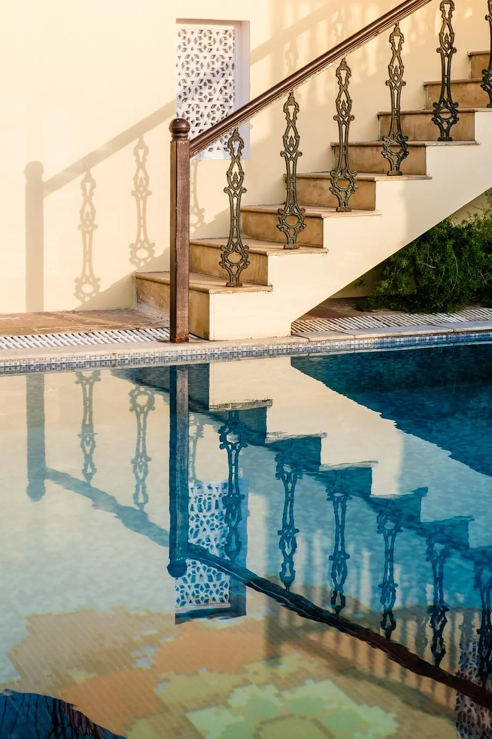 Pool view in Khandela Haveli - a Boutique Heritage Hotel