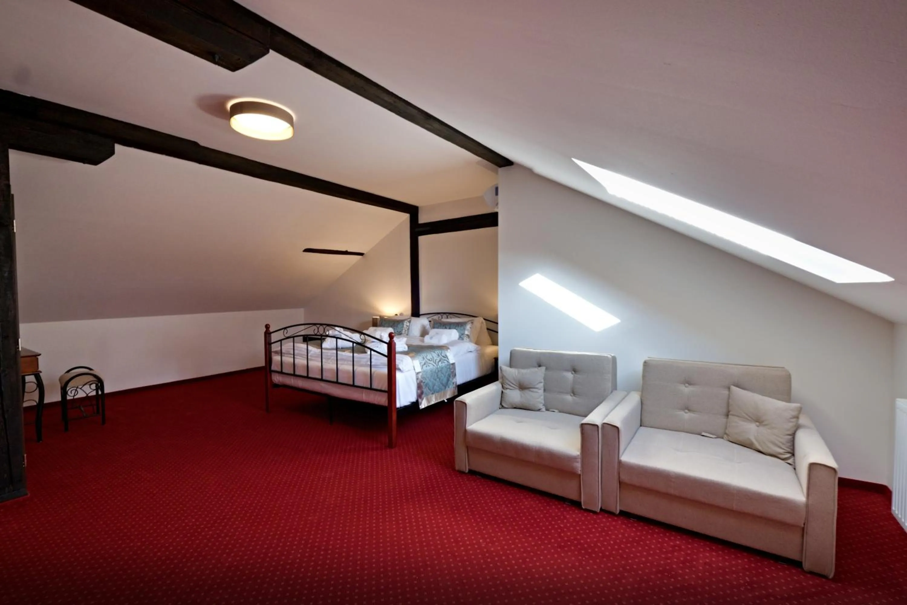 Bed in Zámek Wichterle - Hotel a pivní lázně