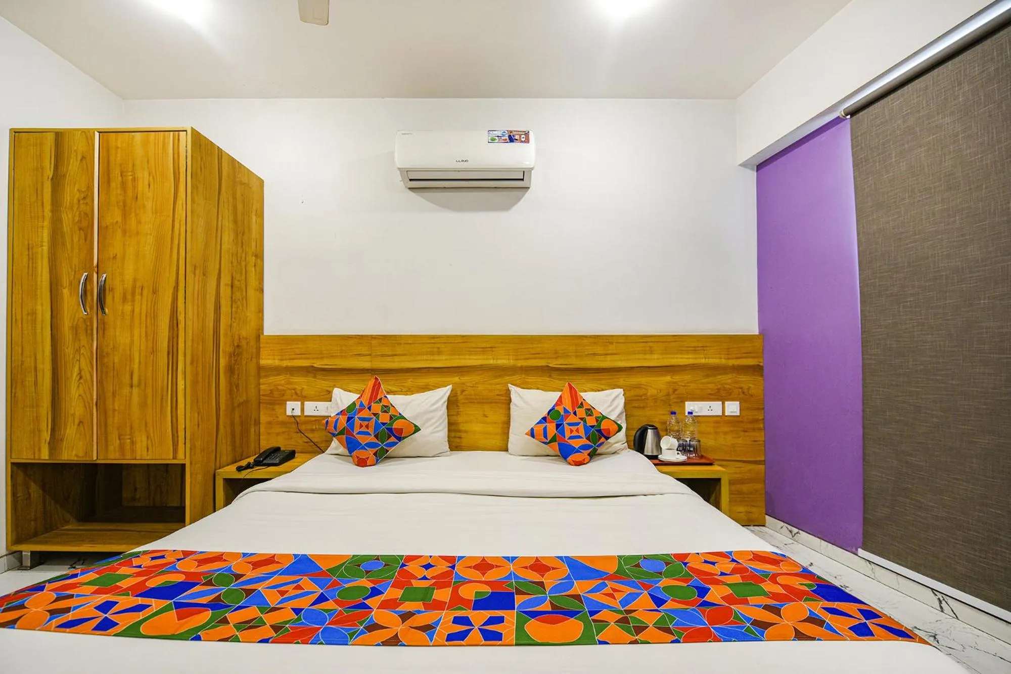 Bed in FabHotel Gazelle Inn