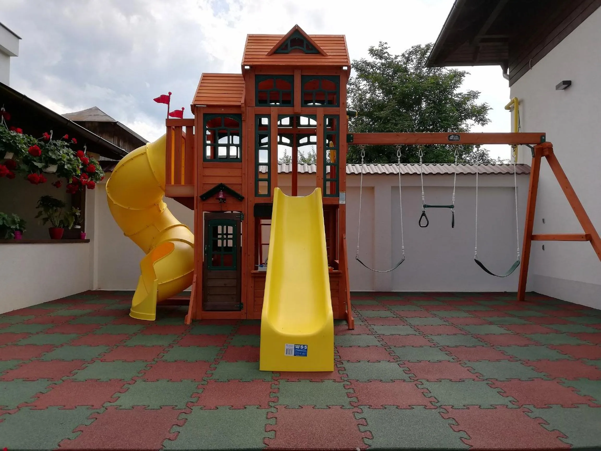 Children play ground in Hotel Buchenland