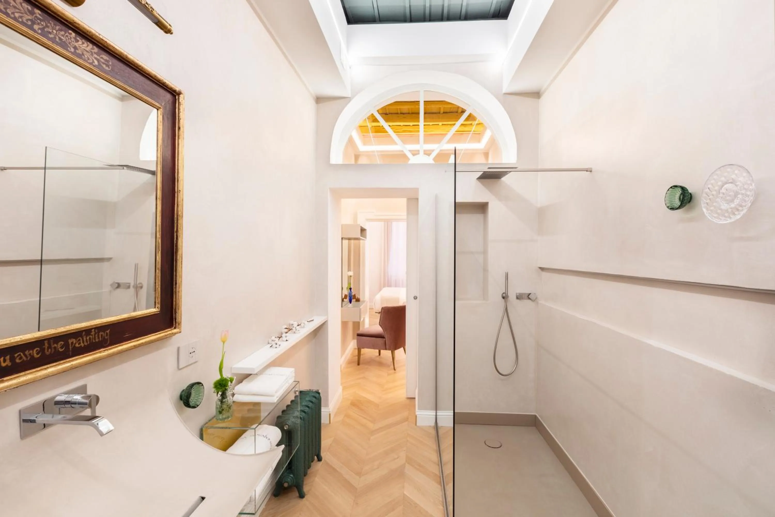 Shower in Poēsis Experience Hotel