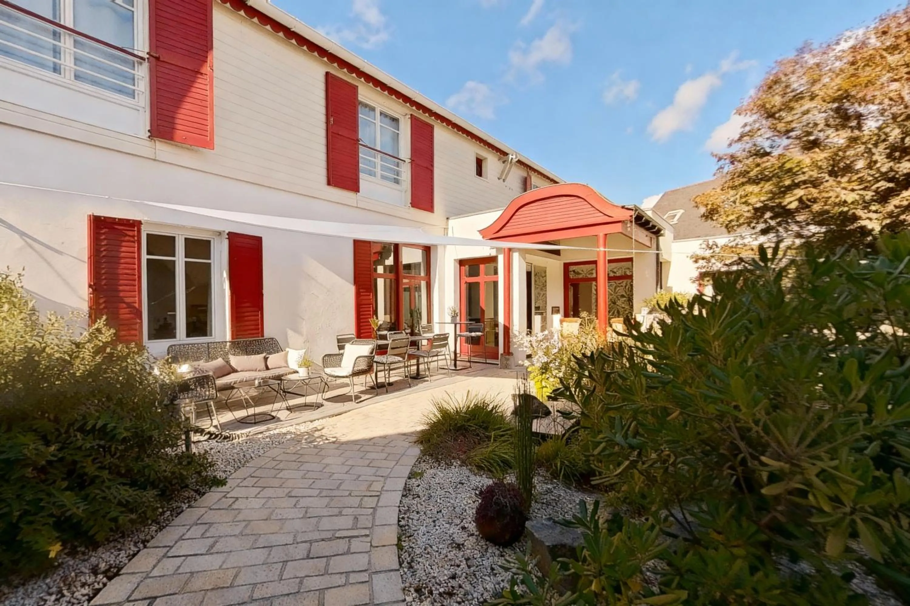 Patio in Villa Kerasy Hotel Spa