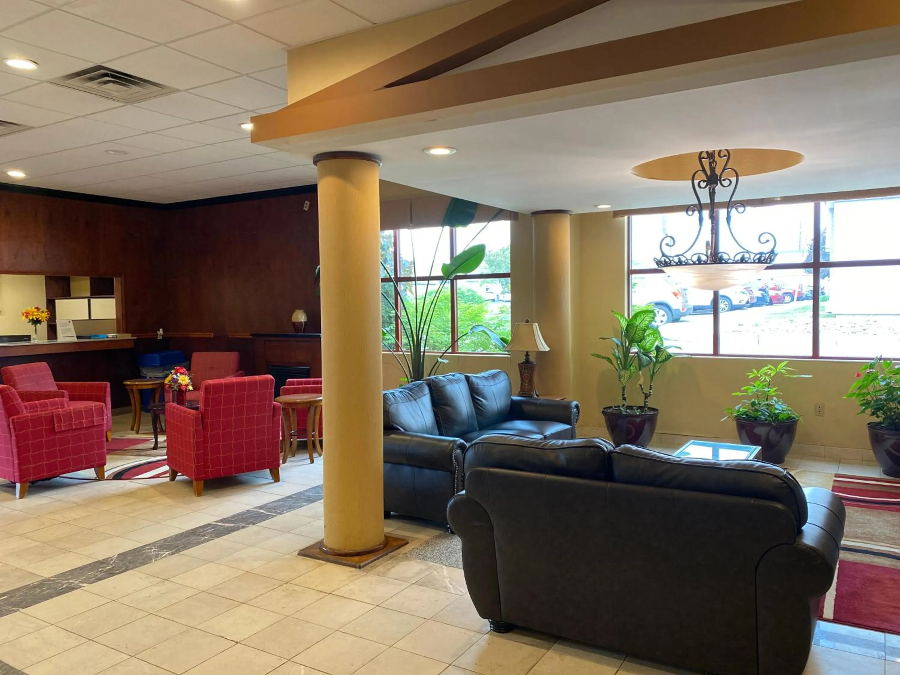 Lobby or reception in Quality Inn Buffalo Airport