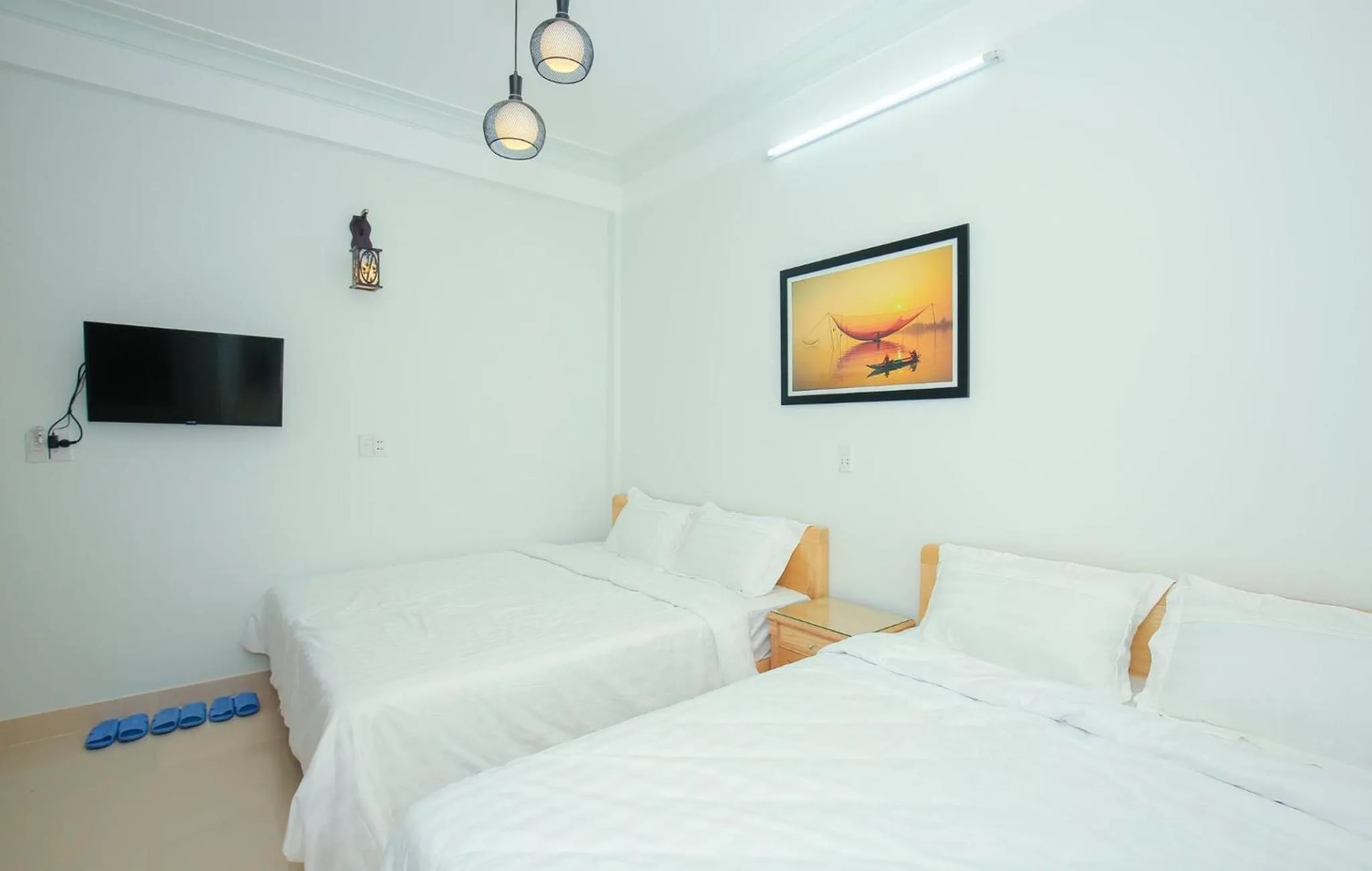 Bed in Vân Mây Homestay Hội An