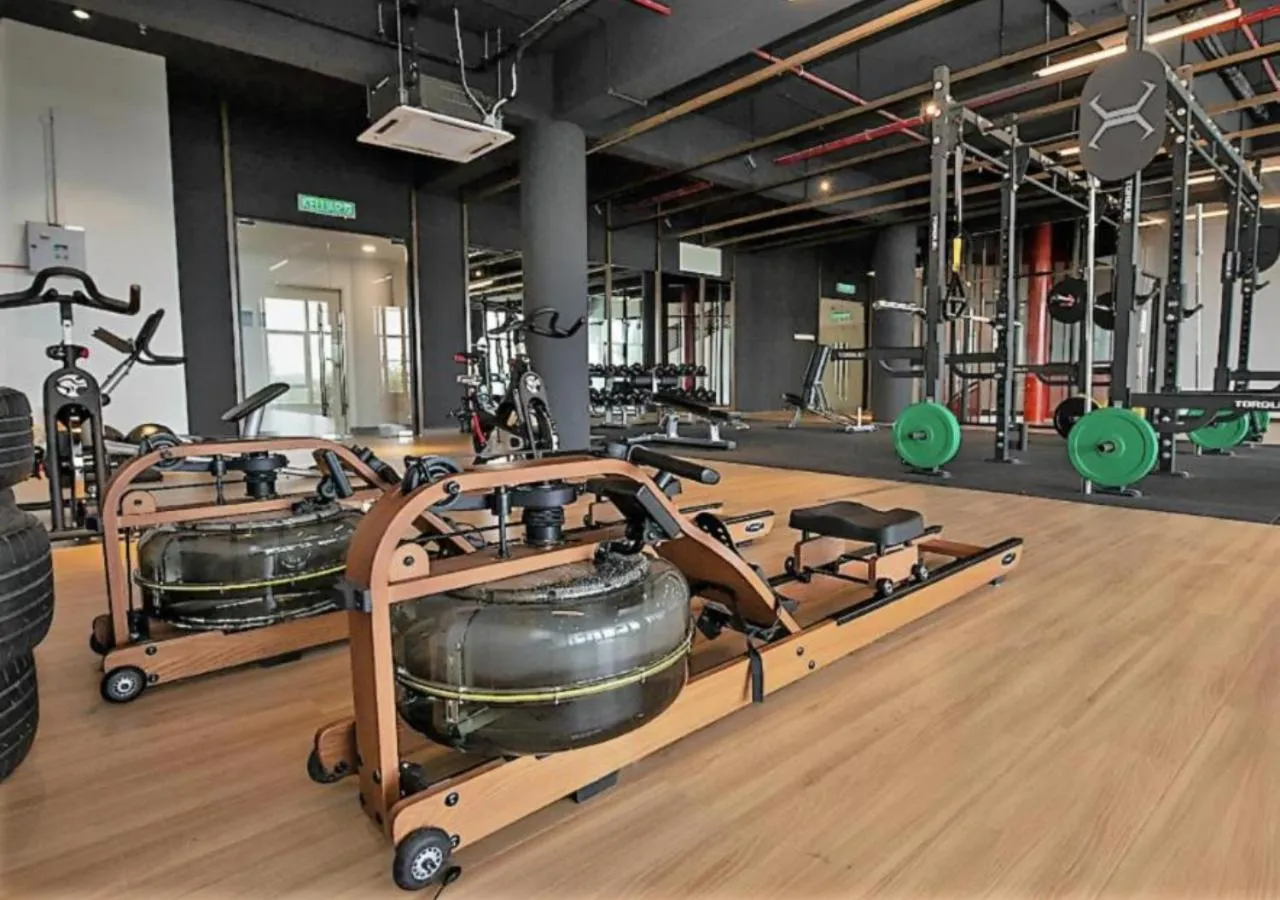 Fitness centre/facilities in Timurbay Seafront Residence & Suites