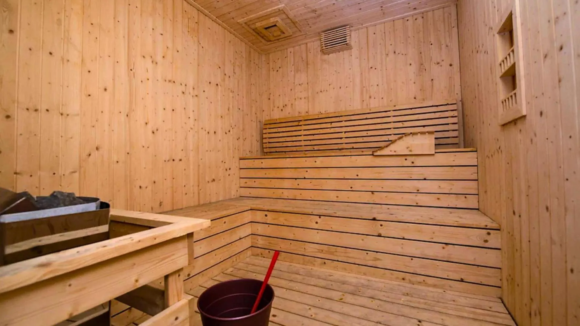 Sauna in Timurbay Seafront Residence & Suites