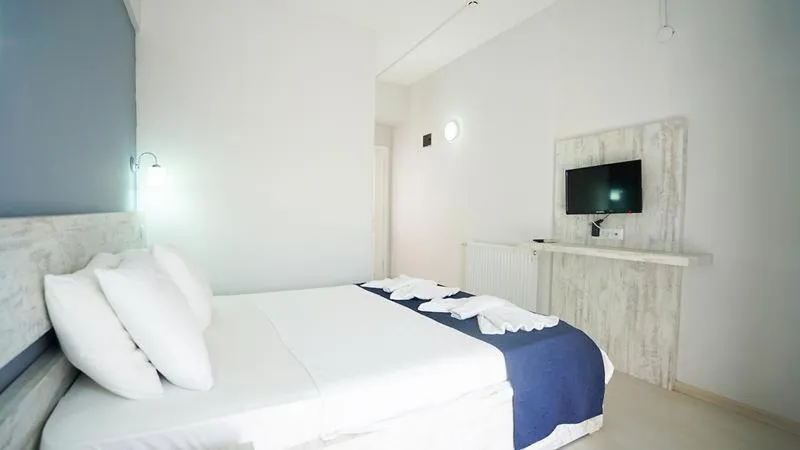 Bed in Afytos Akcay Tatil Koyu