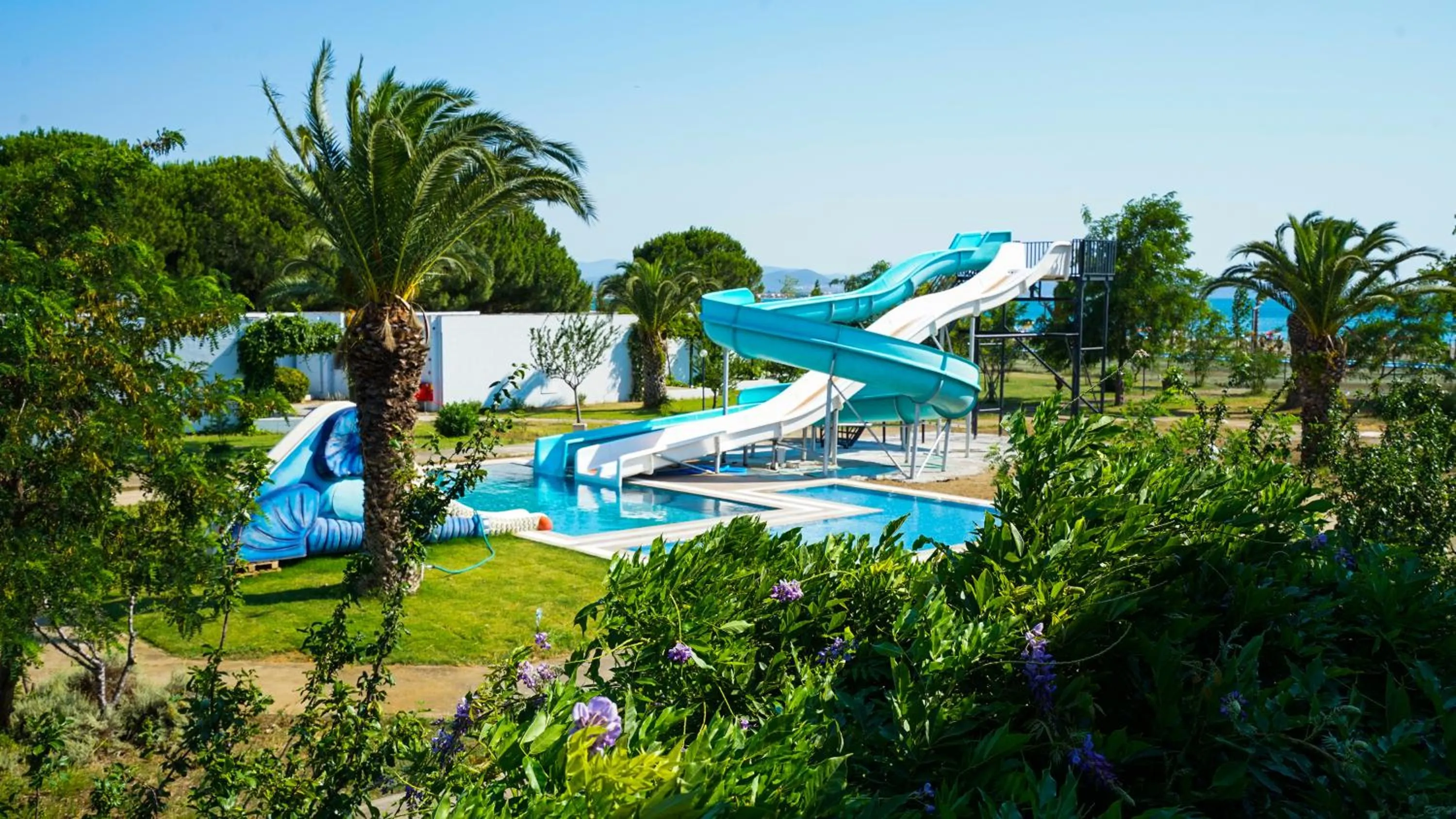 Swimming pool in Afytos Akcay Tatil Koyu