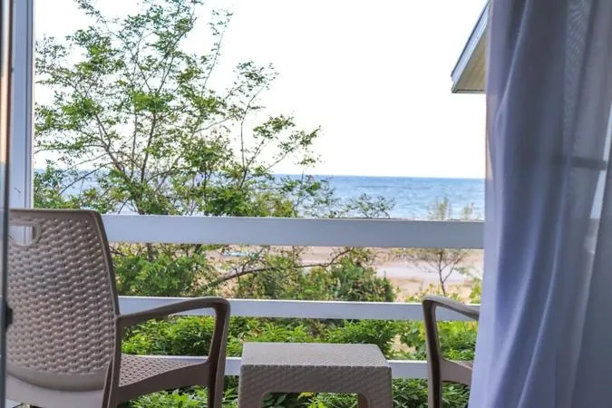 Balcony/Terrace in Afytos Akcay Tatil Koyu