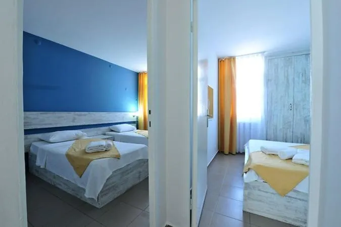 Bed in Afytos Akcay Tatil Koyu