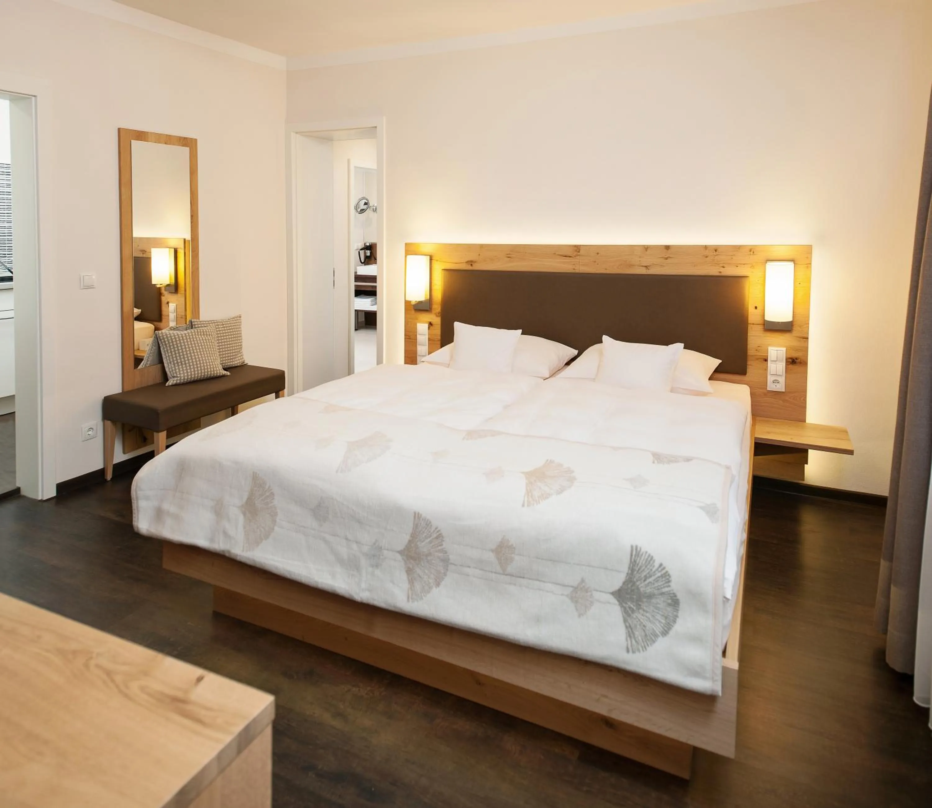 Bed in Gästehaus & Weingut PETH