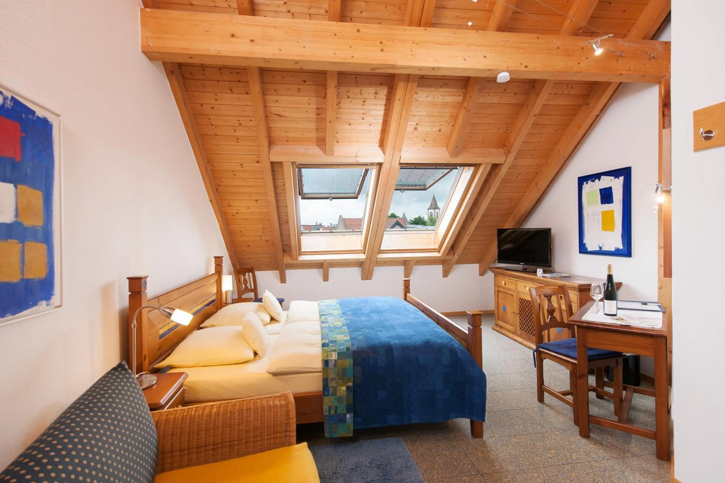 Bed in Gästehaus & Weingut PETH