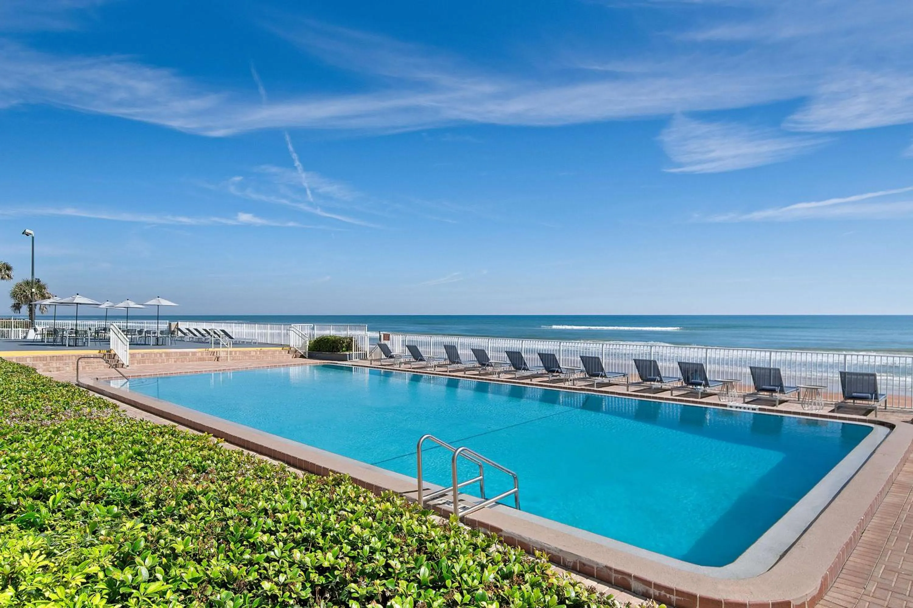 Pool view in Spark by Hilton Ormond Beach Oceanfront