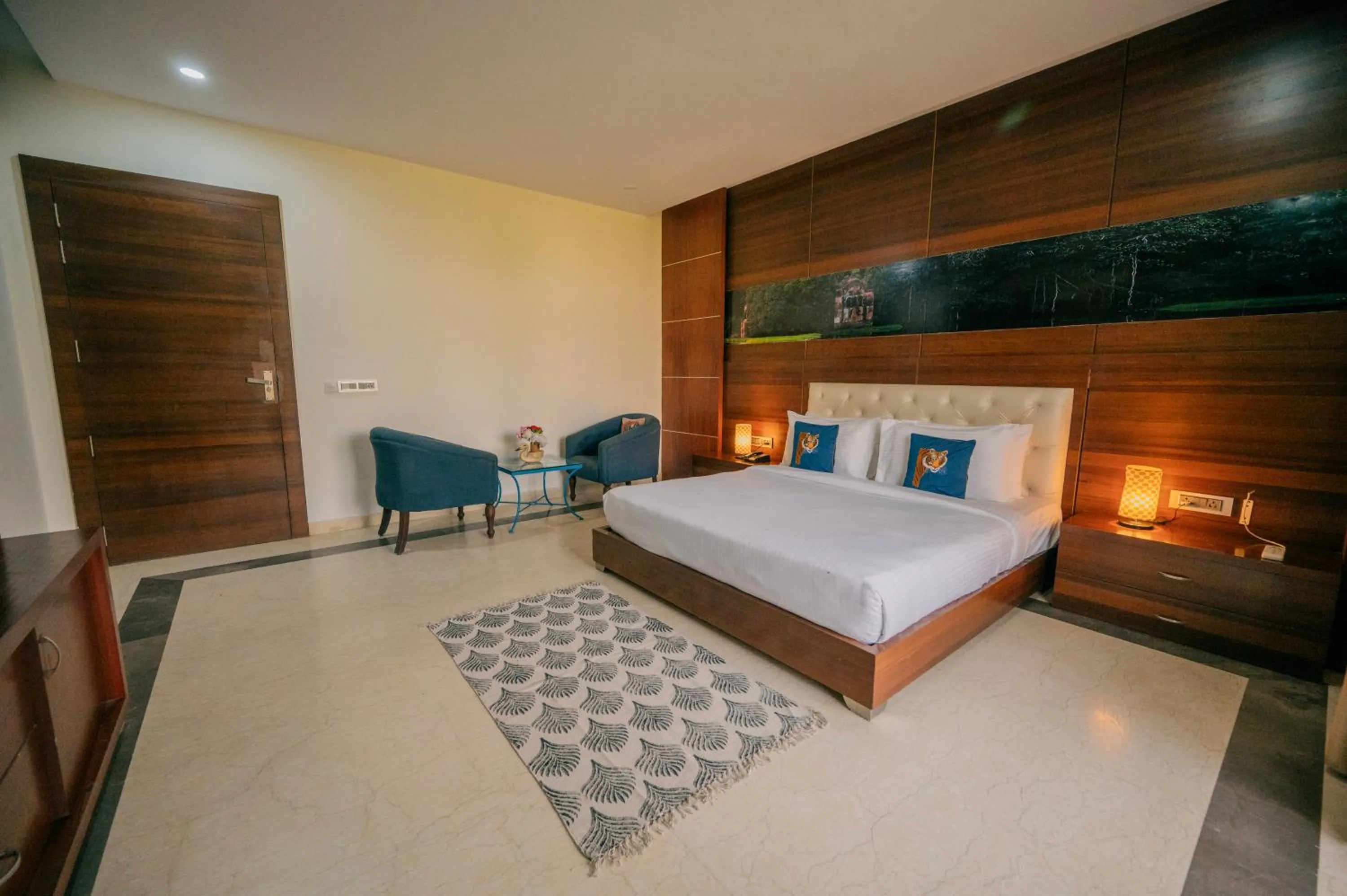 Bed in Clarks Safari Ranthambore