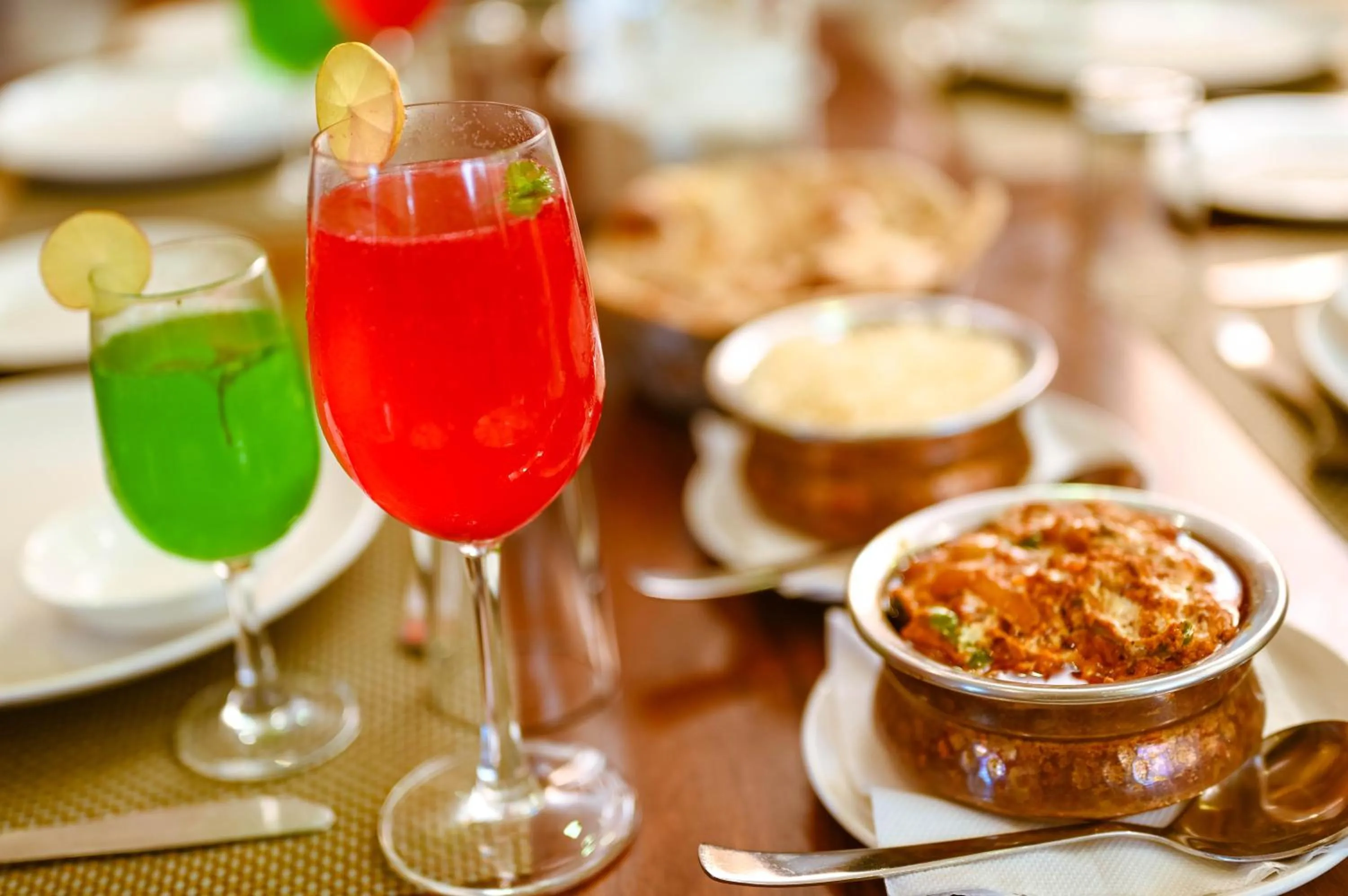 Drinks in Clarks Safari Ranthambore