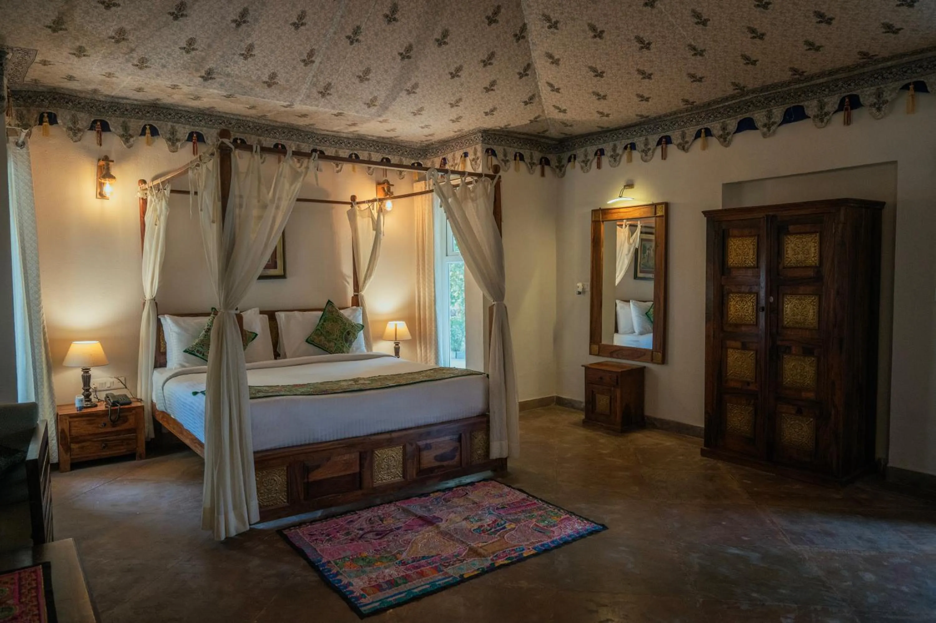 Bed in Clarks Safari Ranthambore
