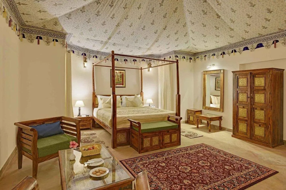 Bed in Clarks Safari Ranthambore