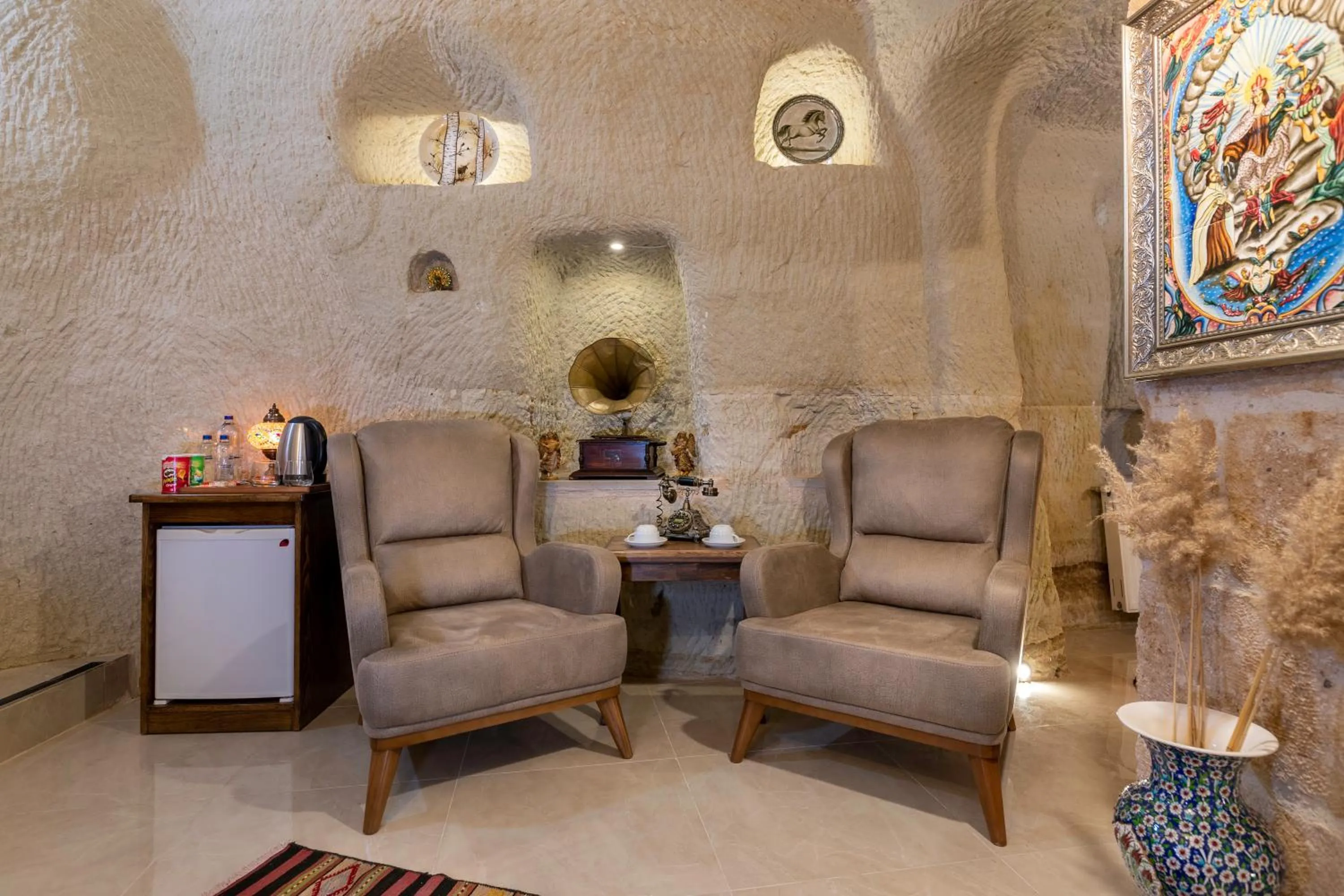 Seating area in Lord of Cappadocia Hotel