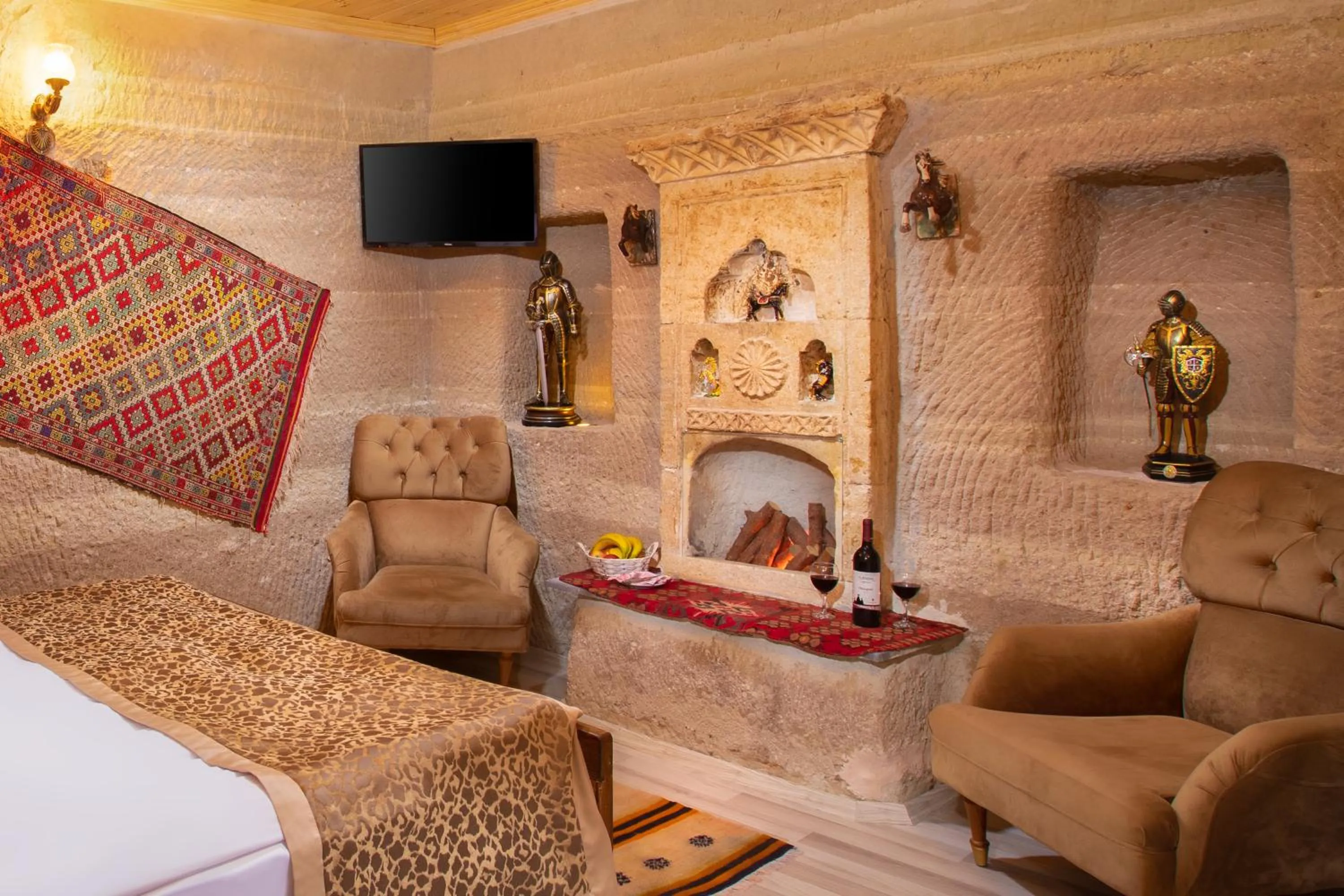 Seating area, Bed in Lord of Cappadocia Hotel