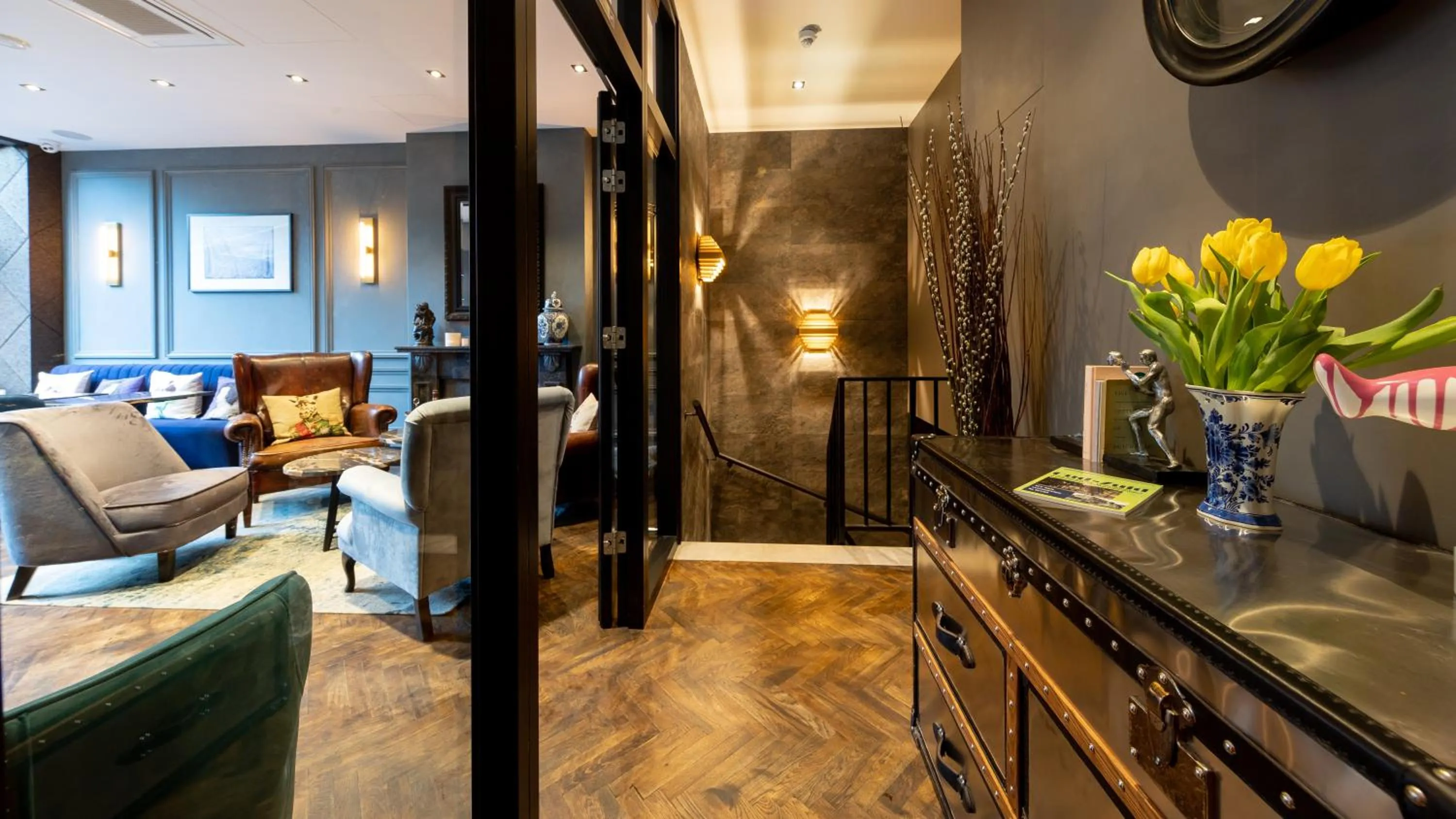 Living room in De Ware Jacob Boutique Hotel