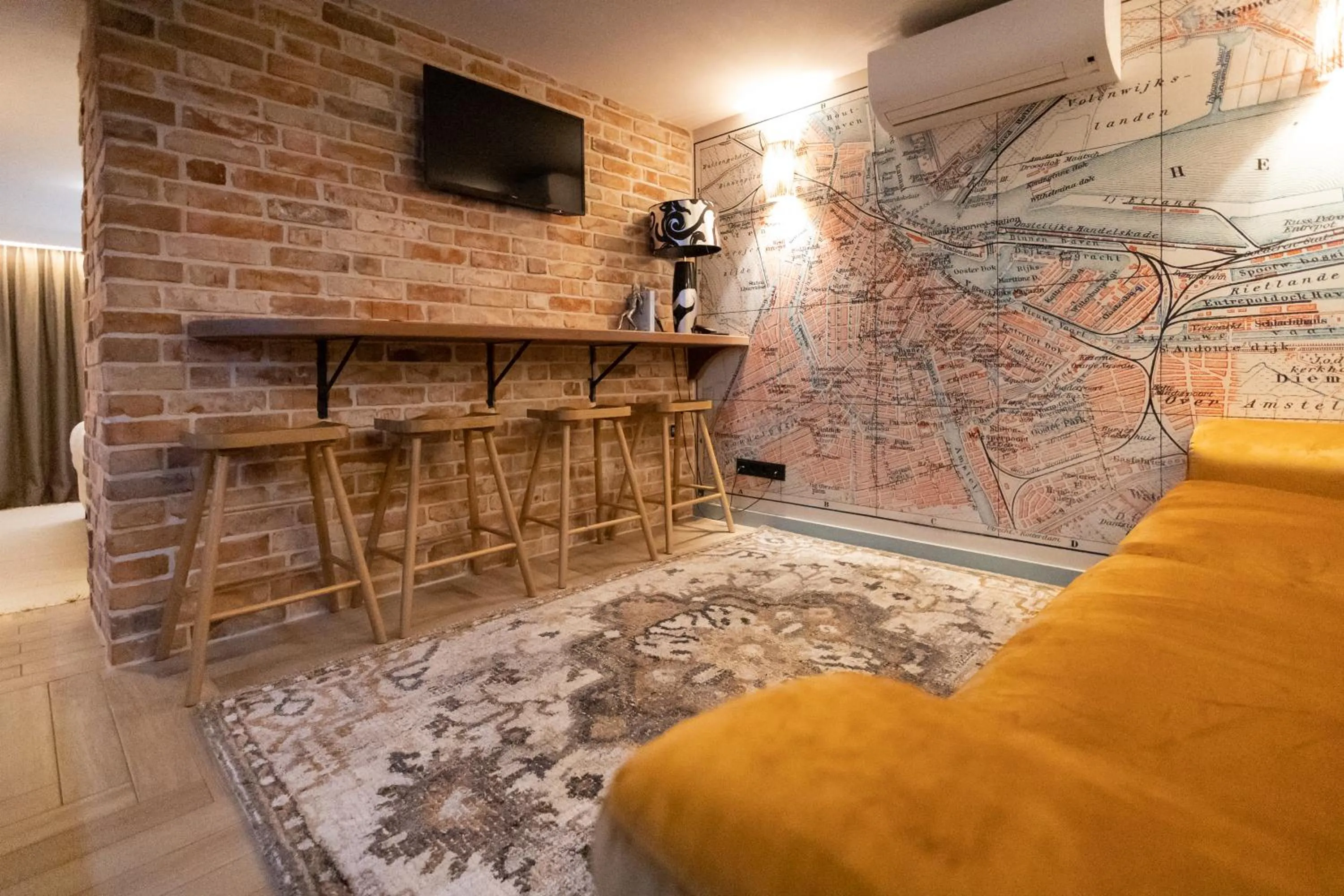 Living room in De Ware Jacob Boutique Hotel