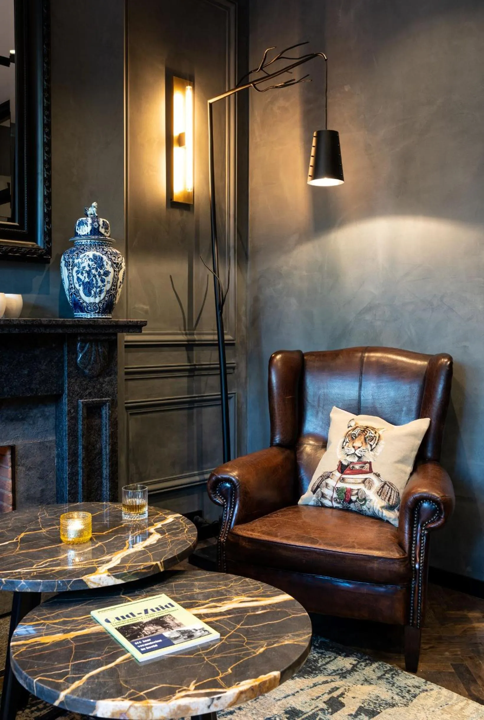 Seating area in De Ware Jacob Boutique Hotel