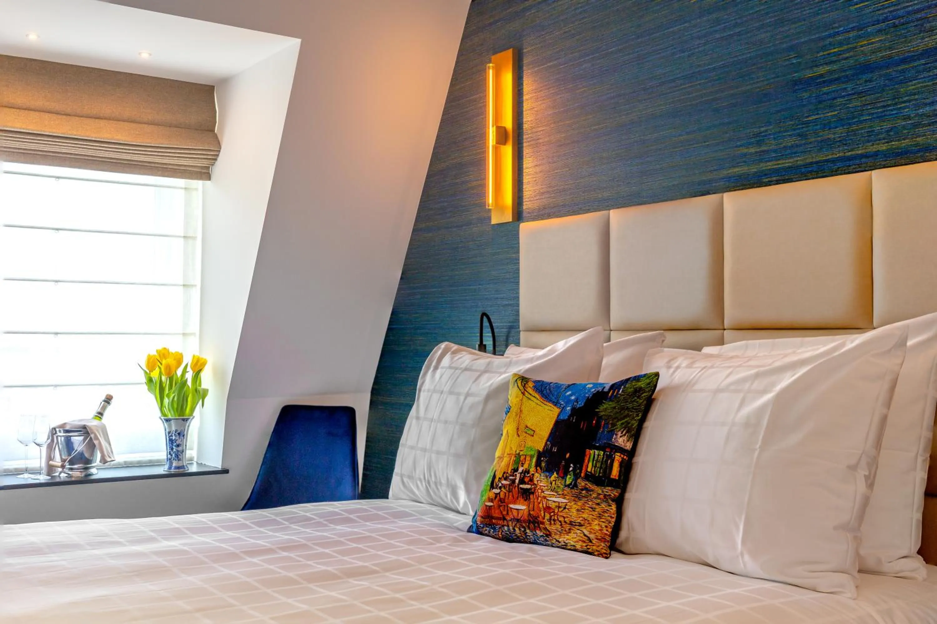 Bedroom, Bed in De Ware Jacob Boutique Hotel