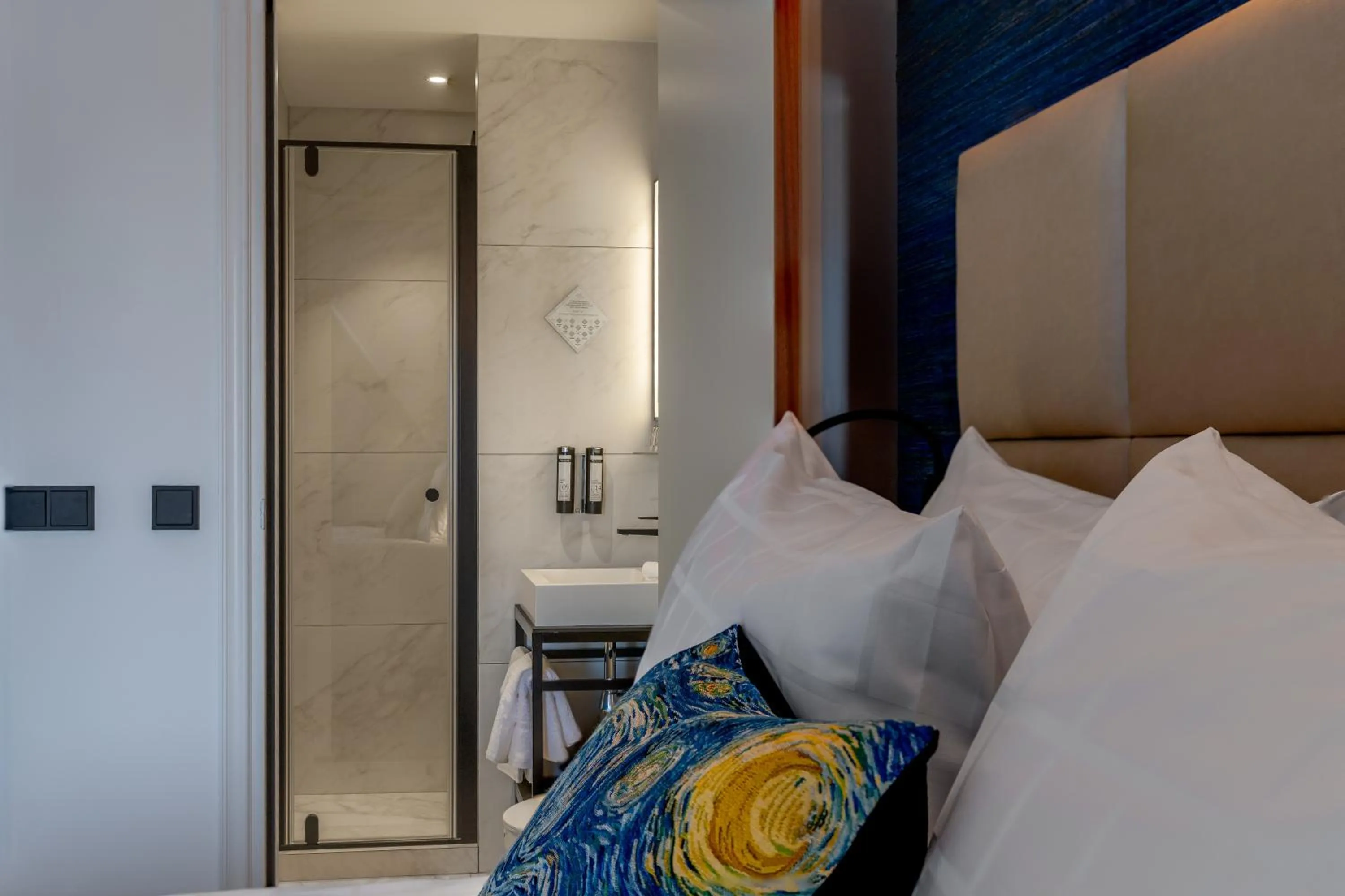 Bedroom, Bed in De Ware Jacob Boutique Hotel