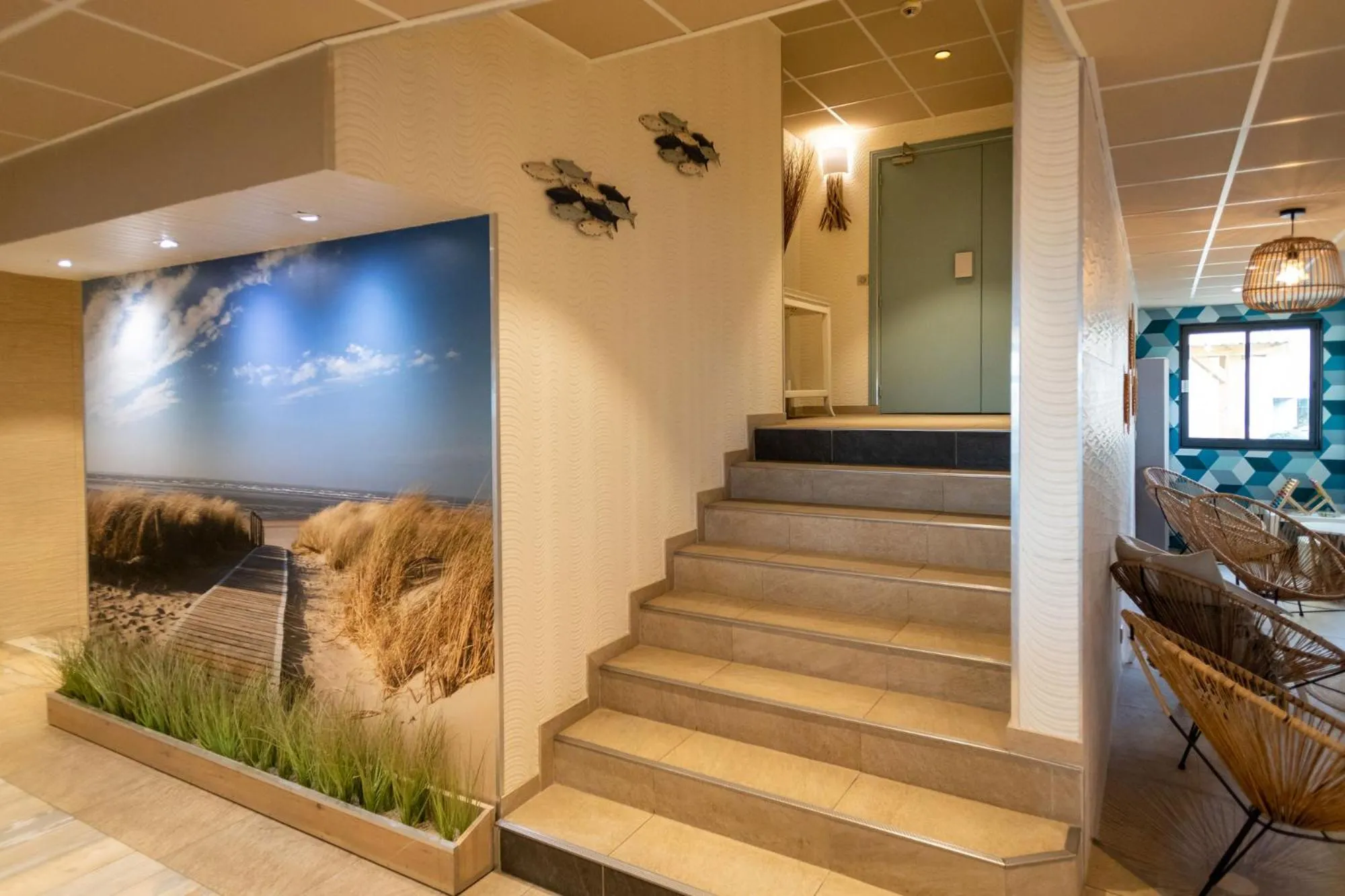 Lobby or reception in The Originals Boutique, Hôtel Neptune, Berck-sur-Mer