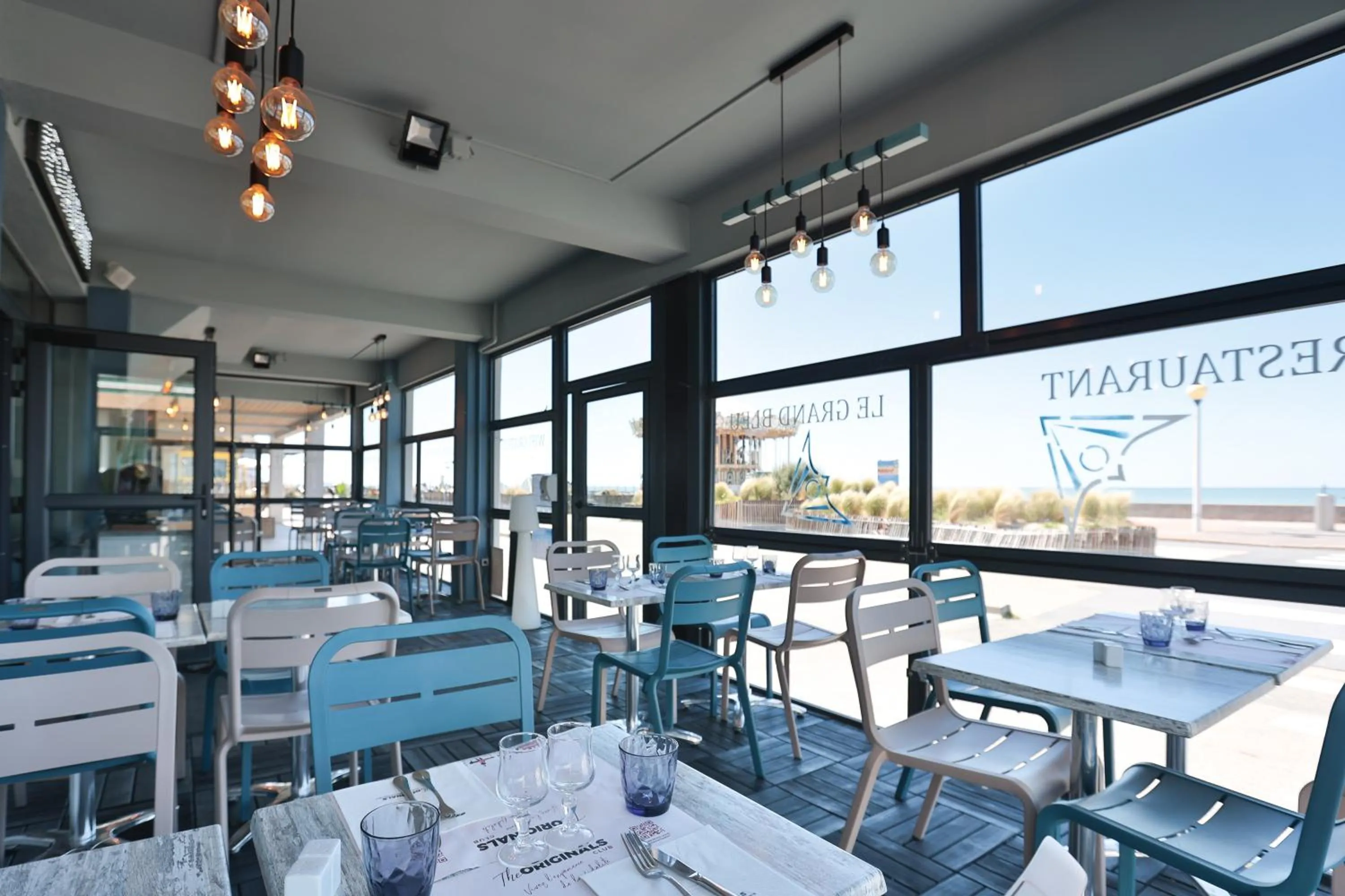 Patio in The Originals Boutique, Hôtel Neptune, Berck-sur-Mer