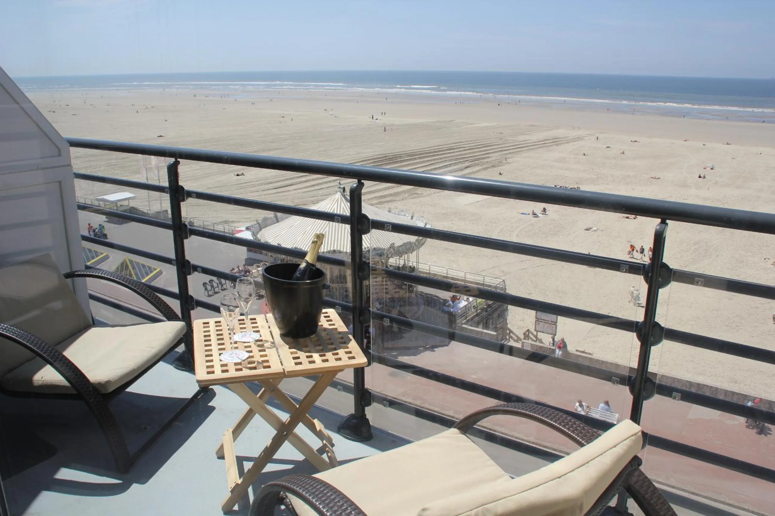View (from property/room) in The Originals Boutique, Hôtel Neptune, Berck-sur-Mer