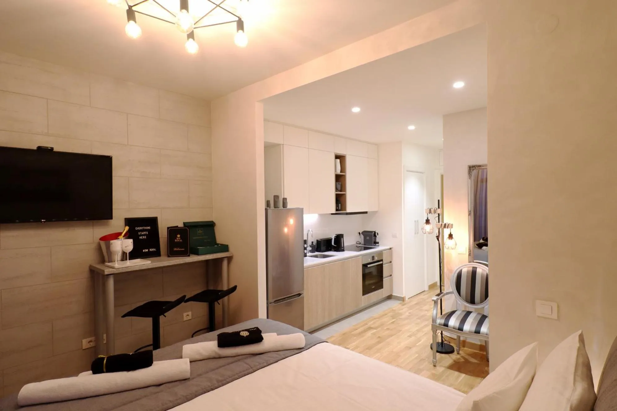 Bed in Apartments Royal - Belgrade Waterfront