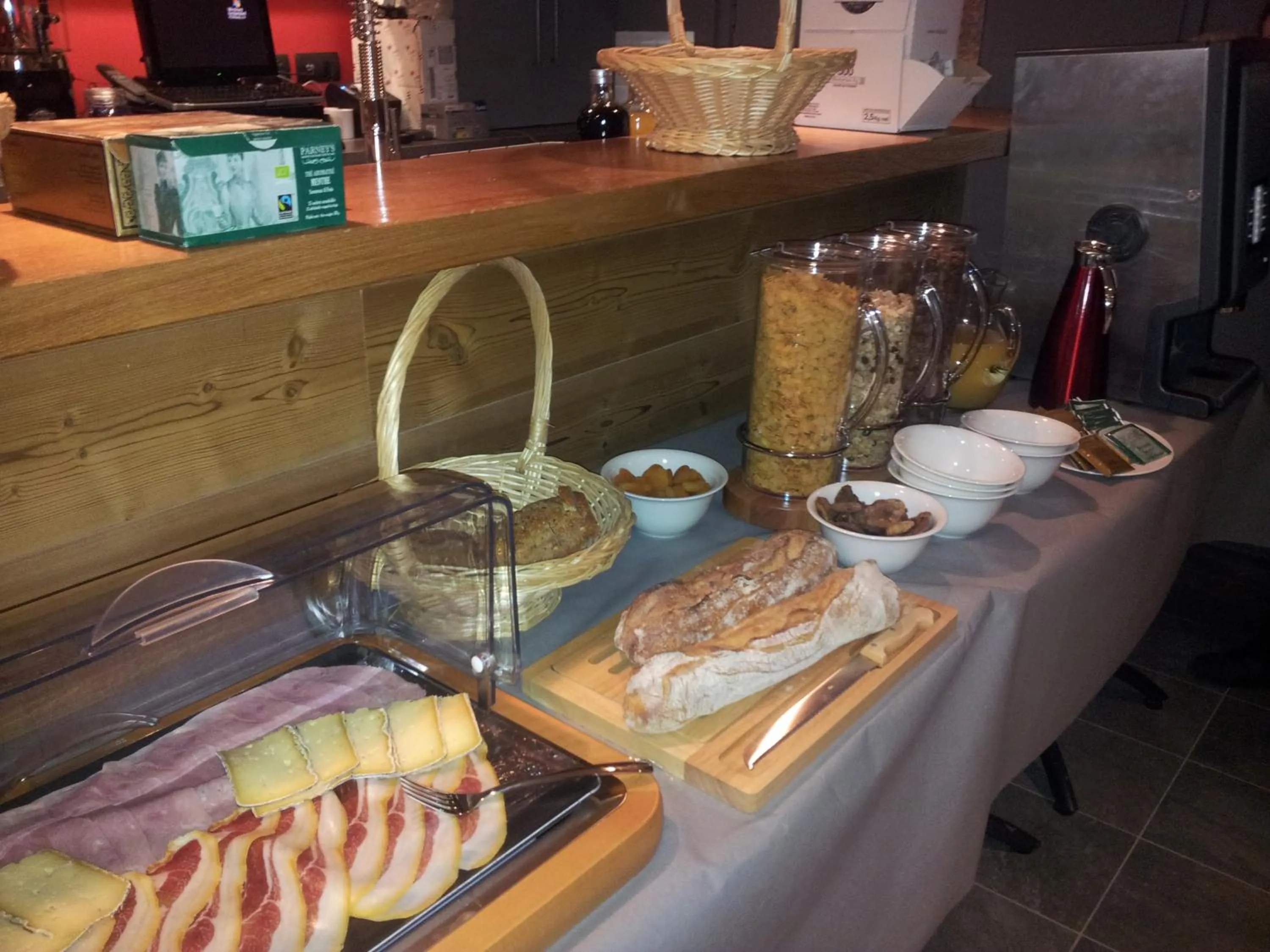 Buffet breakfast in Chalet Hotel Régina