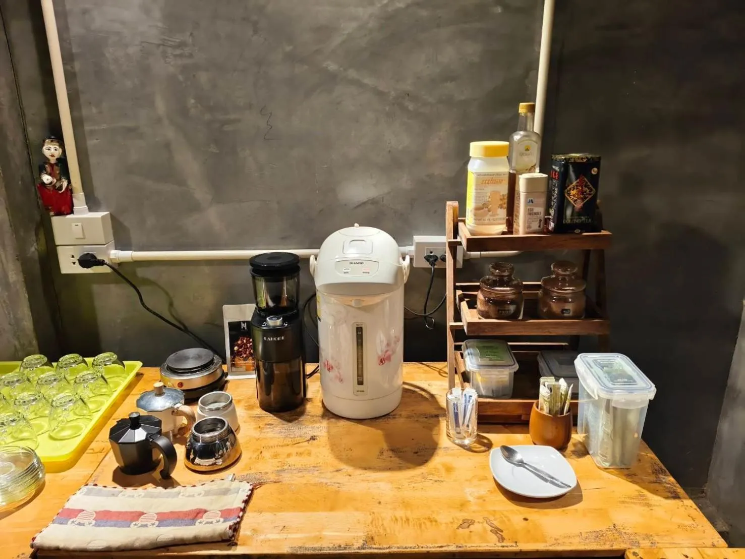 Breakfast in B-tel Chomthong resort Chiang mai