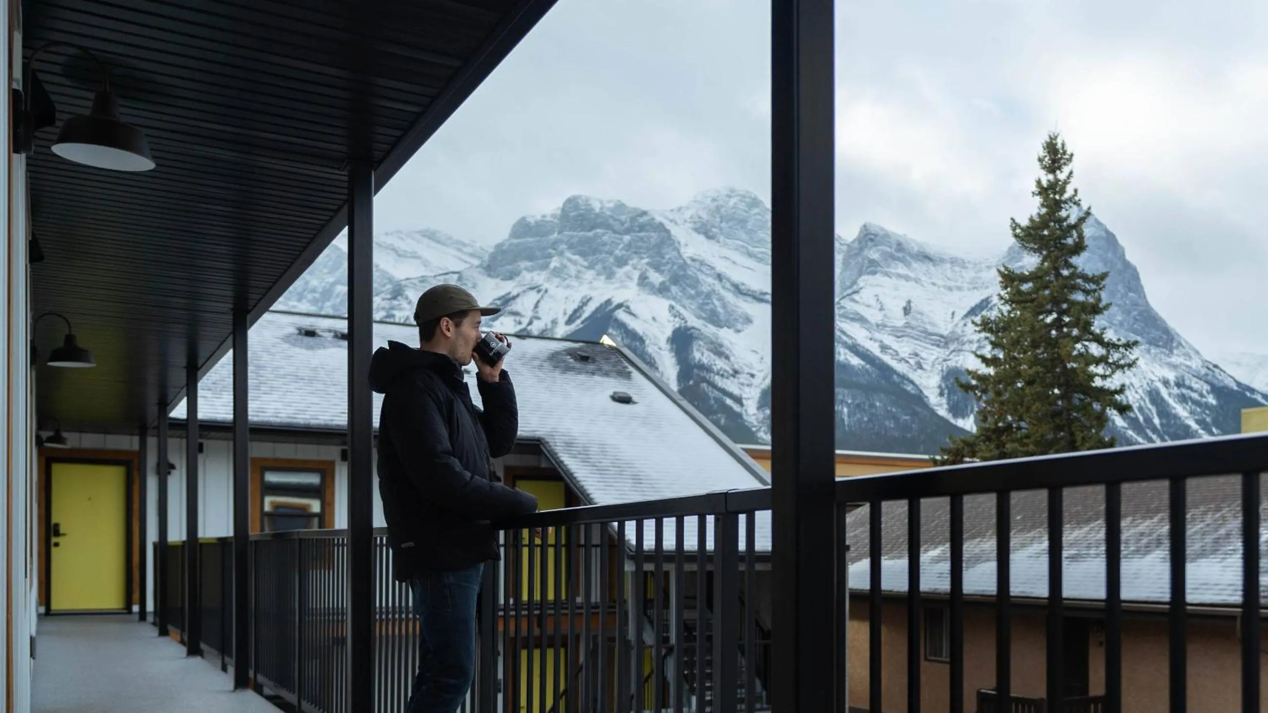 Balcony/Terrace in Basecamp Suites Canmore