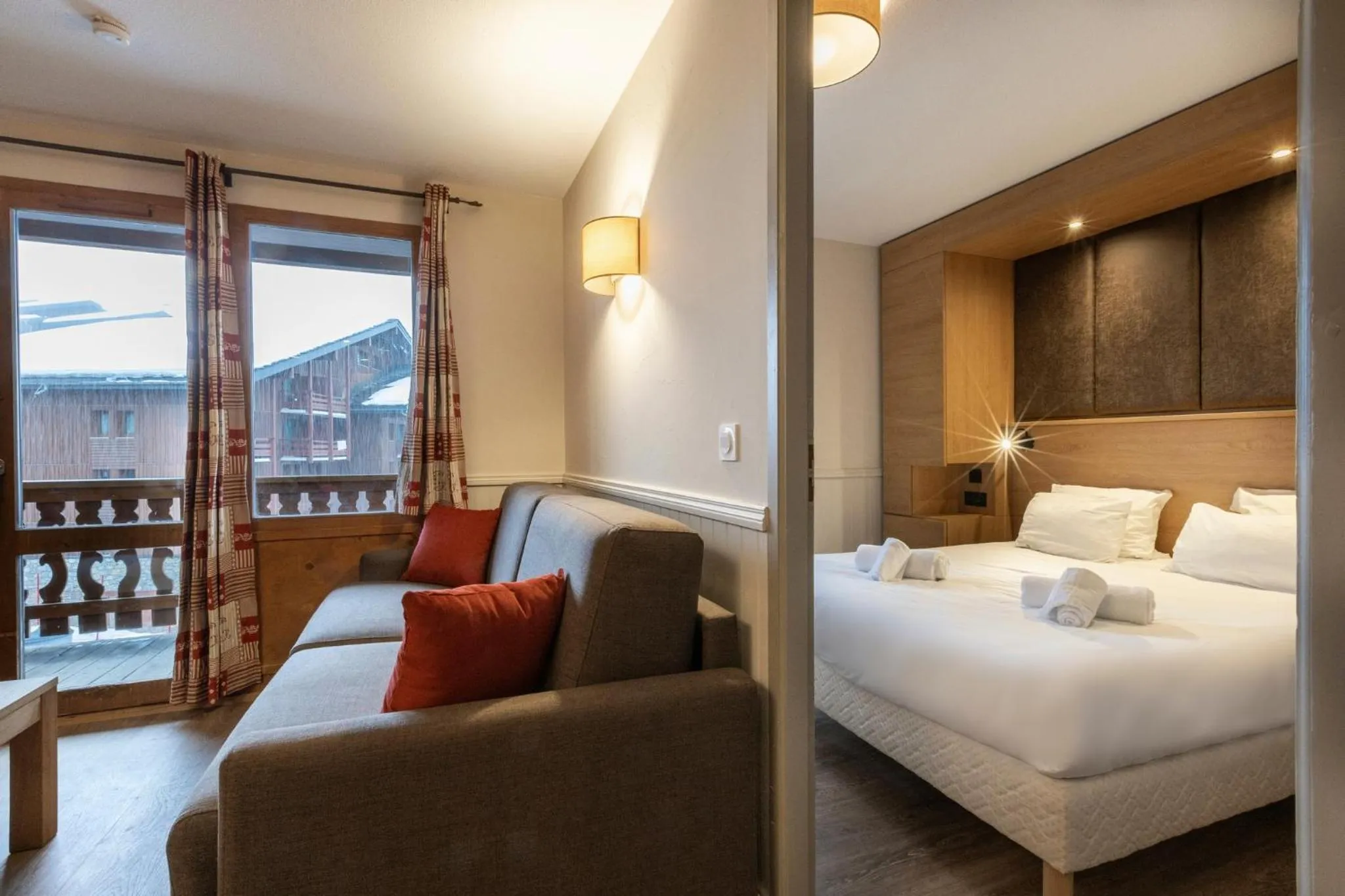 Bed in Résidence Les Balcons de Belle Plagne