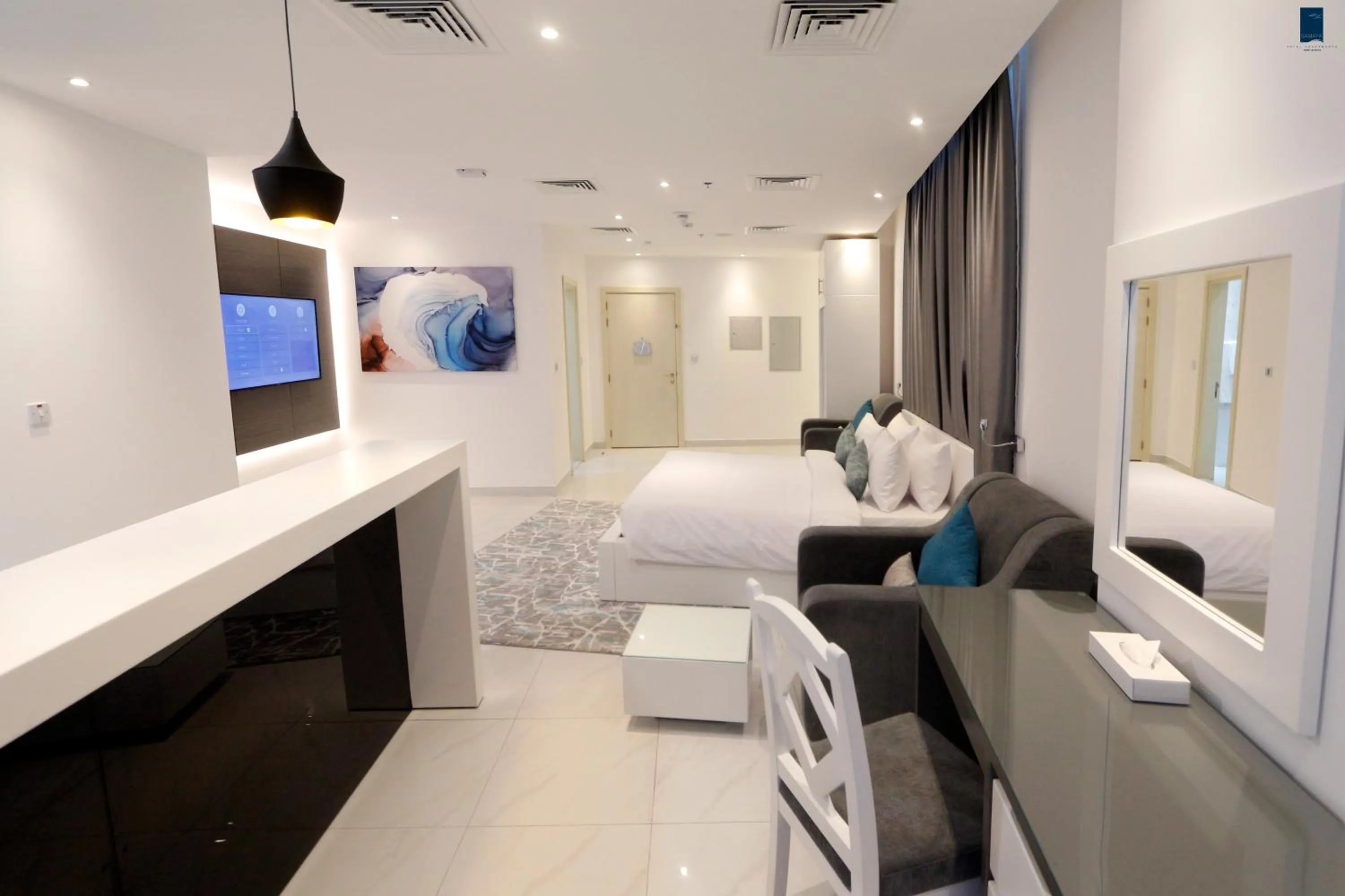 Photo of the whole room, Bed in Samaya Hotel Apartment Dubai