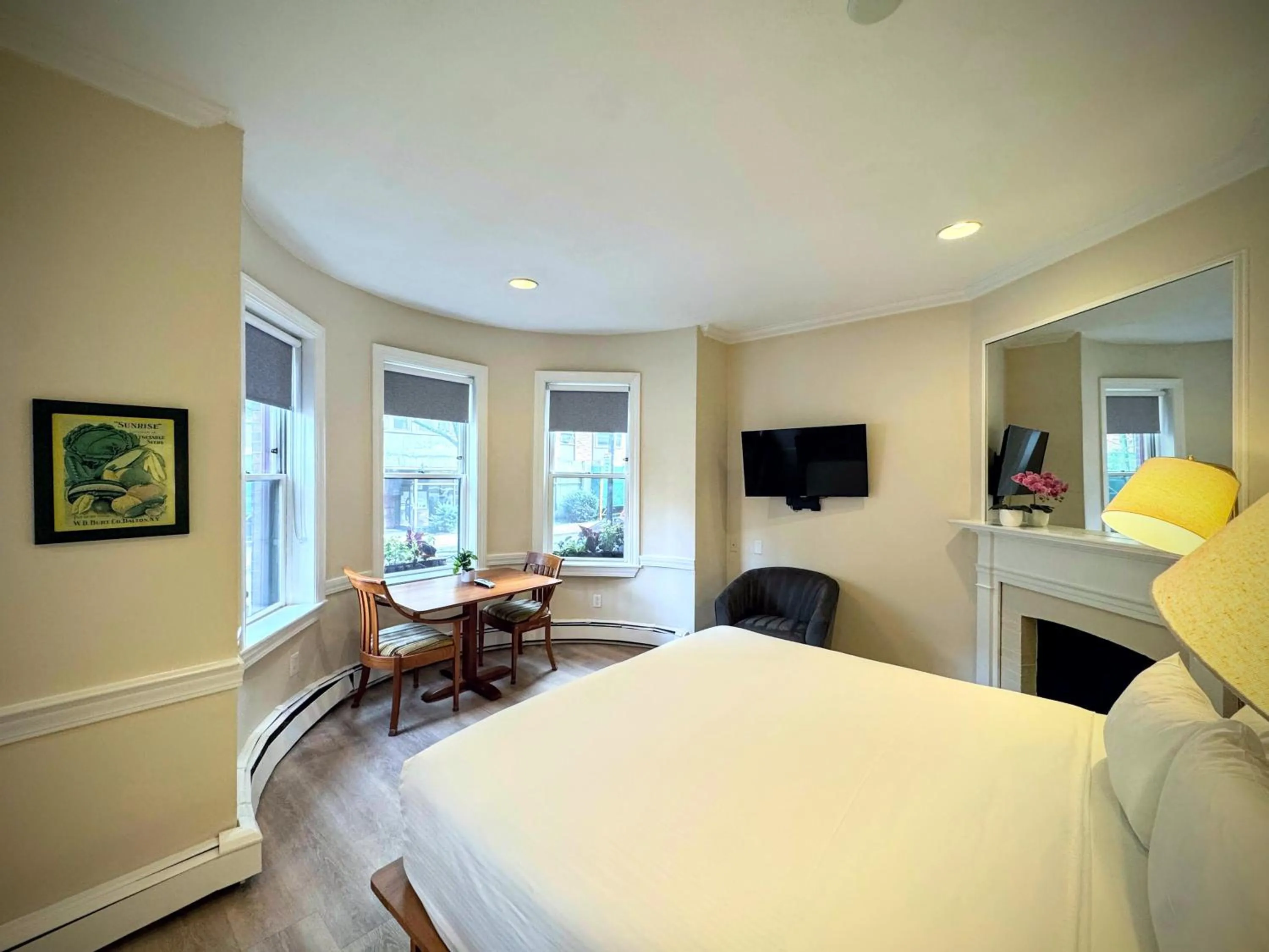 Photo of the whole room, Bed in Copley House